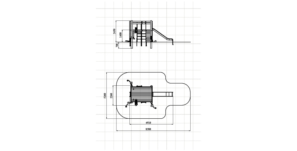 ДОУ 7.303-К Комплекс с горкой и лифтами для песка