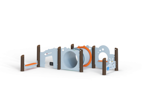 ДП 2.211 Комбинация с туннелем на бревнах