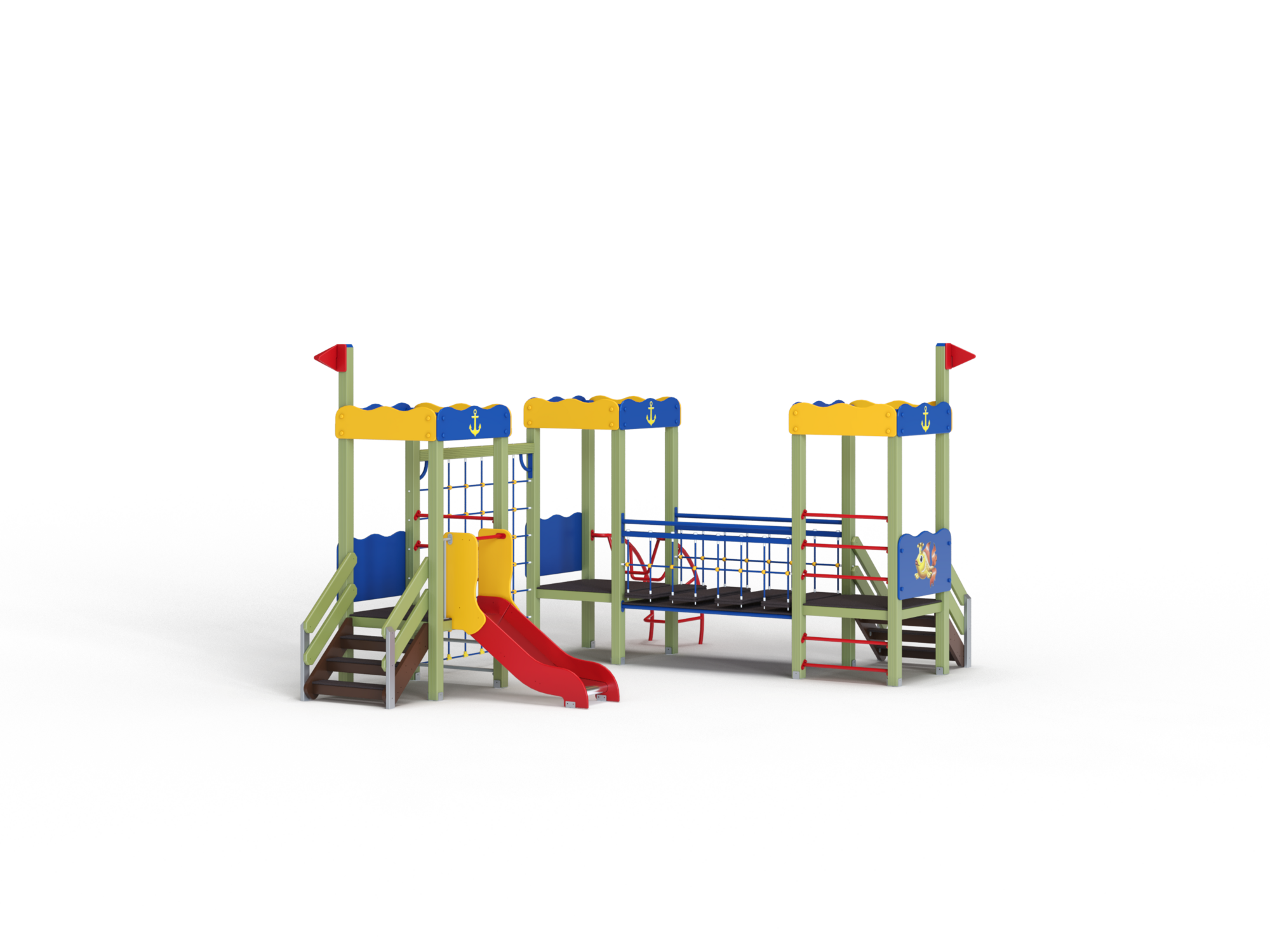 ДИК 3.12-ДЕРЕВО Детский игровой комплекс Н=700 мм