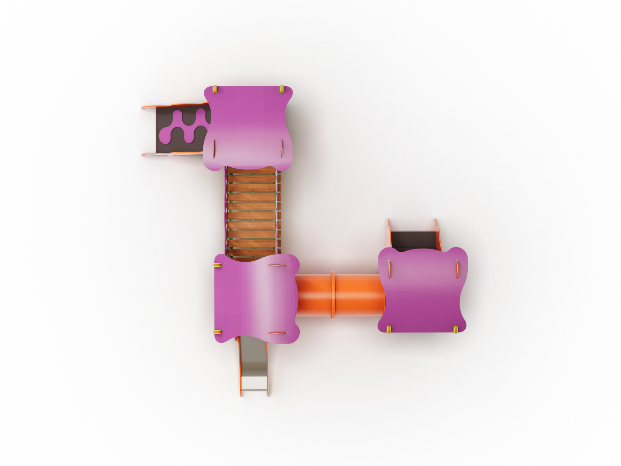 ДИК 3.251 Детский игровой комплекс граффити Н= 700 мм  