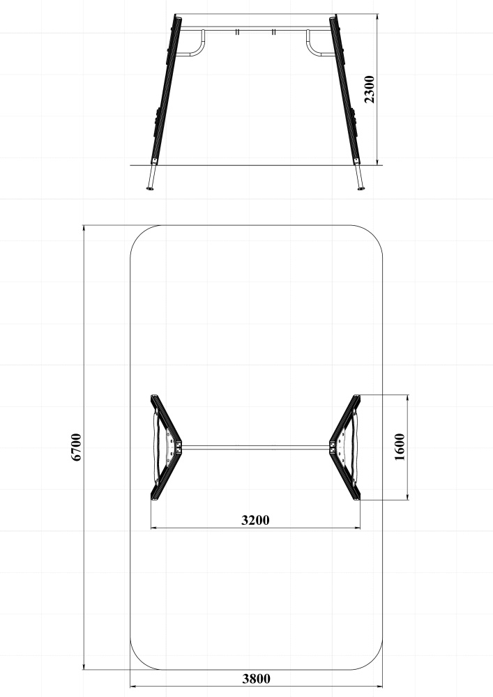 ДИО 1.041 Качели (подвес в комплект не входит)