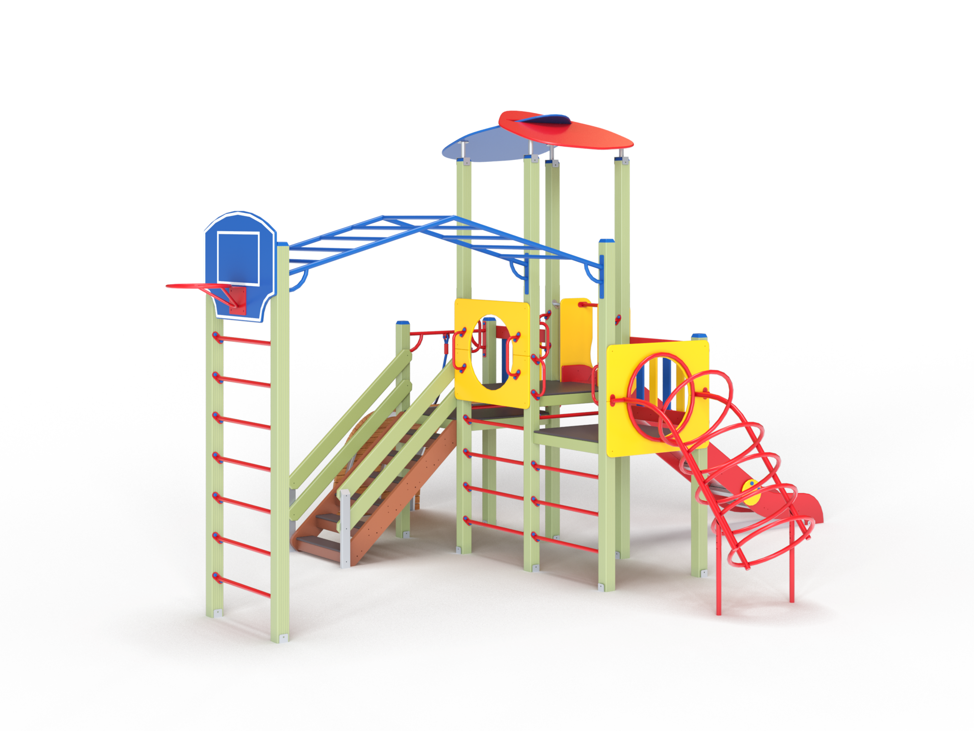 ДИК 3.051-ДЕРЕВО Детский игровой комплекс Н=1500 мм