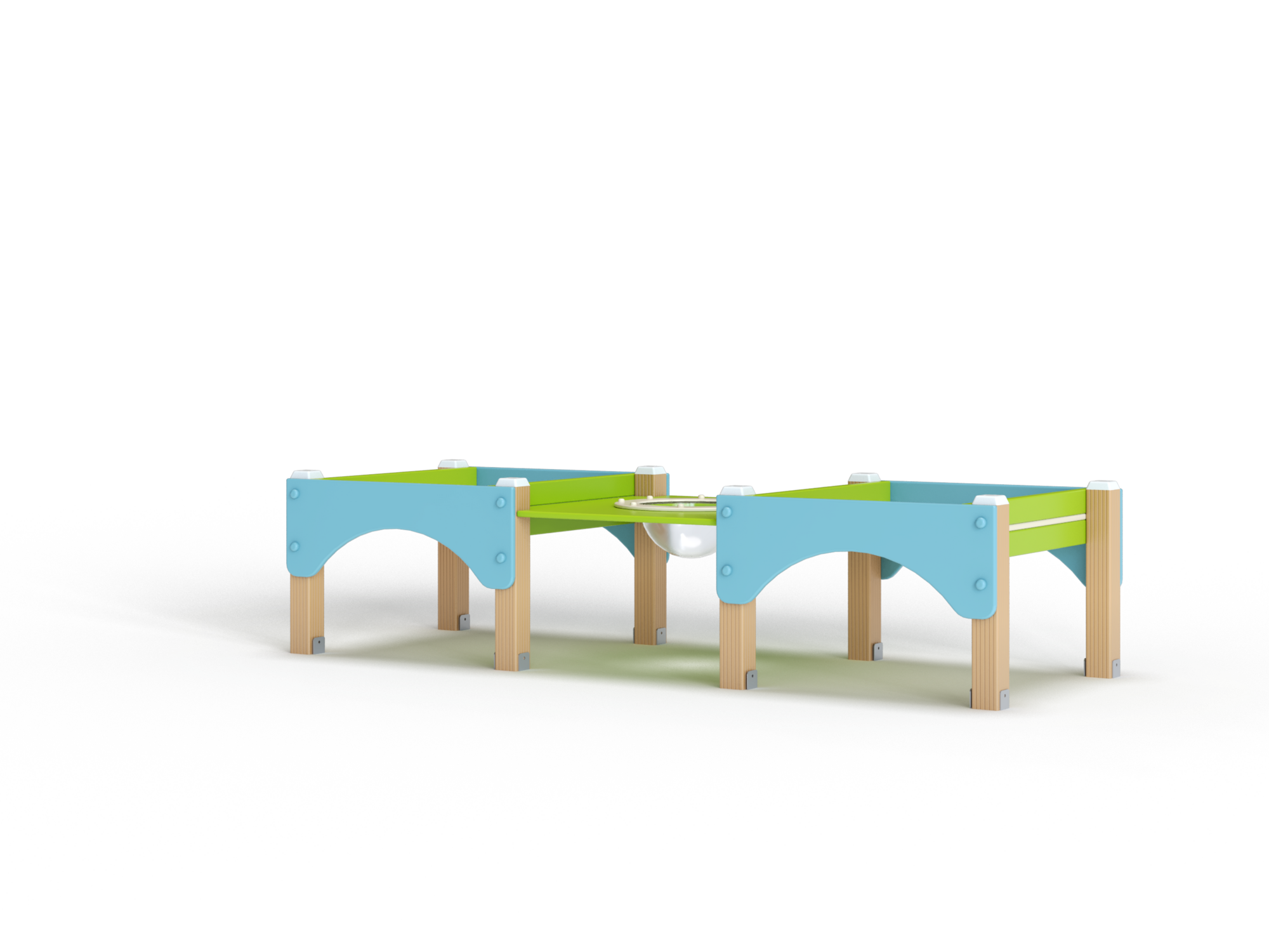 МФ 3.501-ДПК Стол песочница двойная низкая