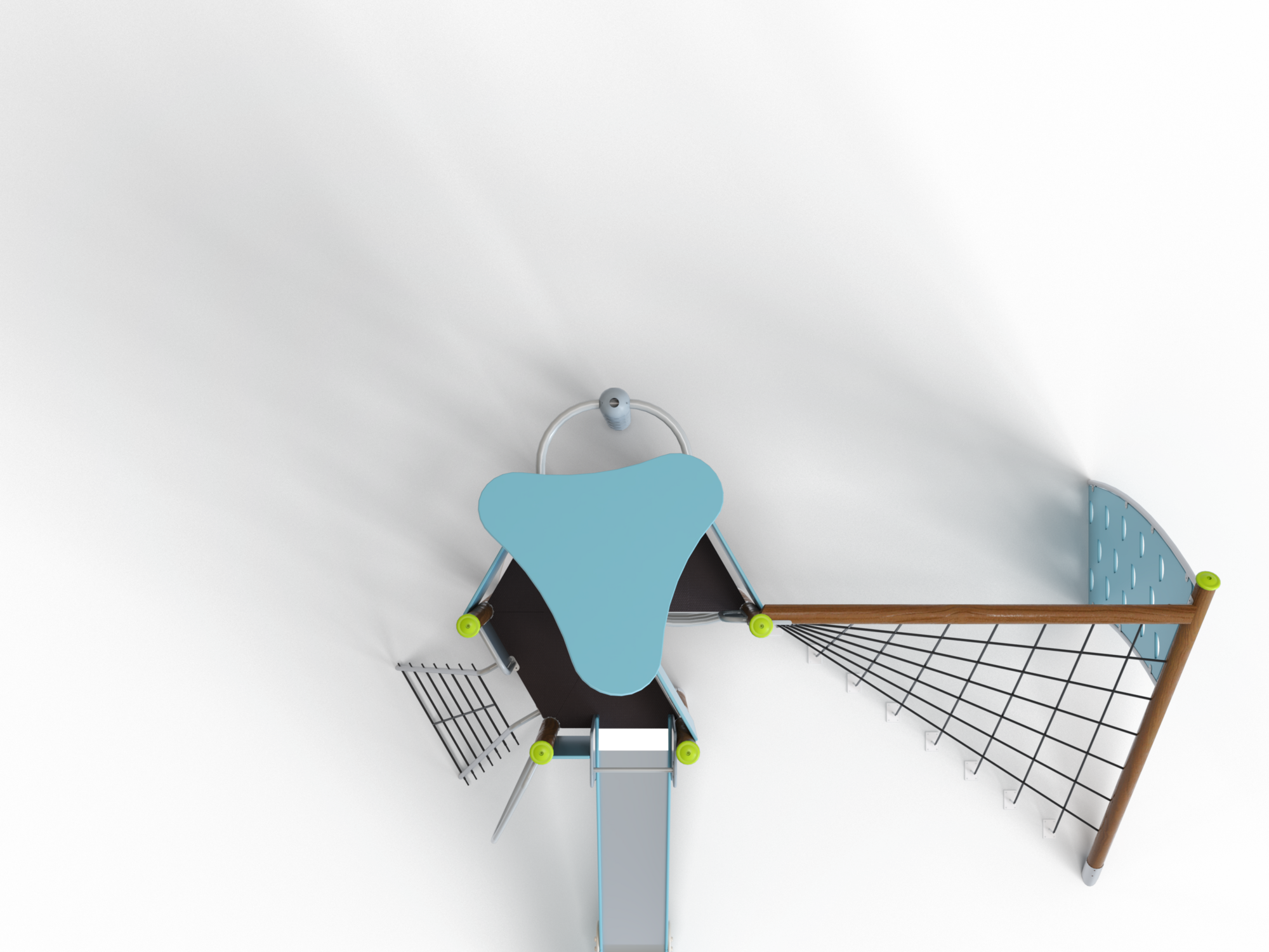 ДИК 2.14-К Детский игровой комплекс на круглых столбах Н=1500 мм 