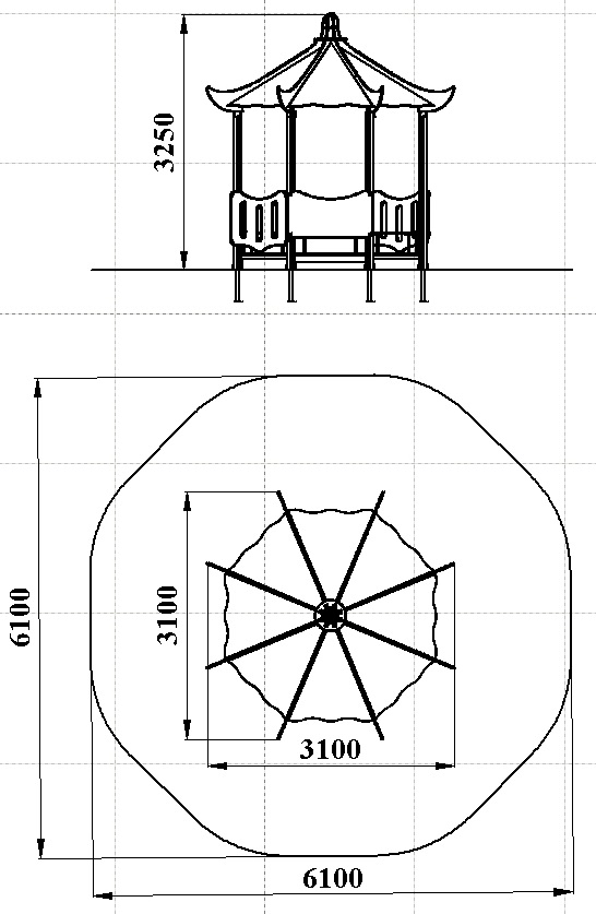 МФ 5.21-ДПК Домик-беседка