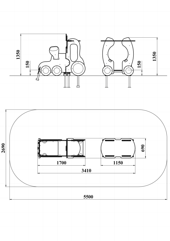 МФ 4.15 Паровозик