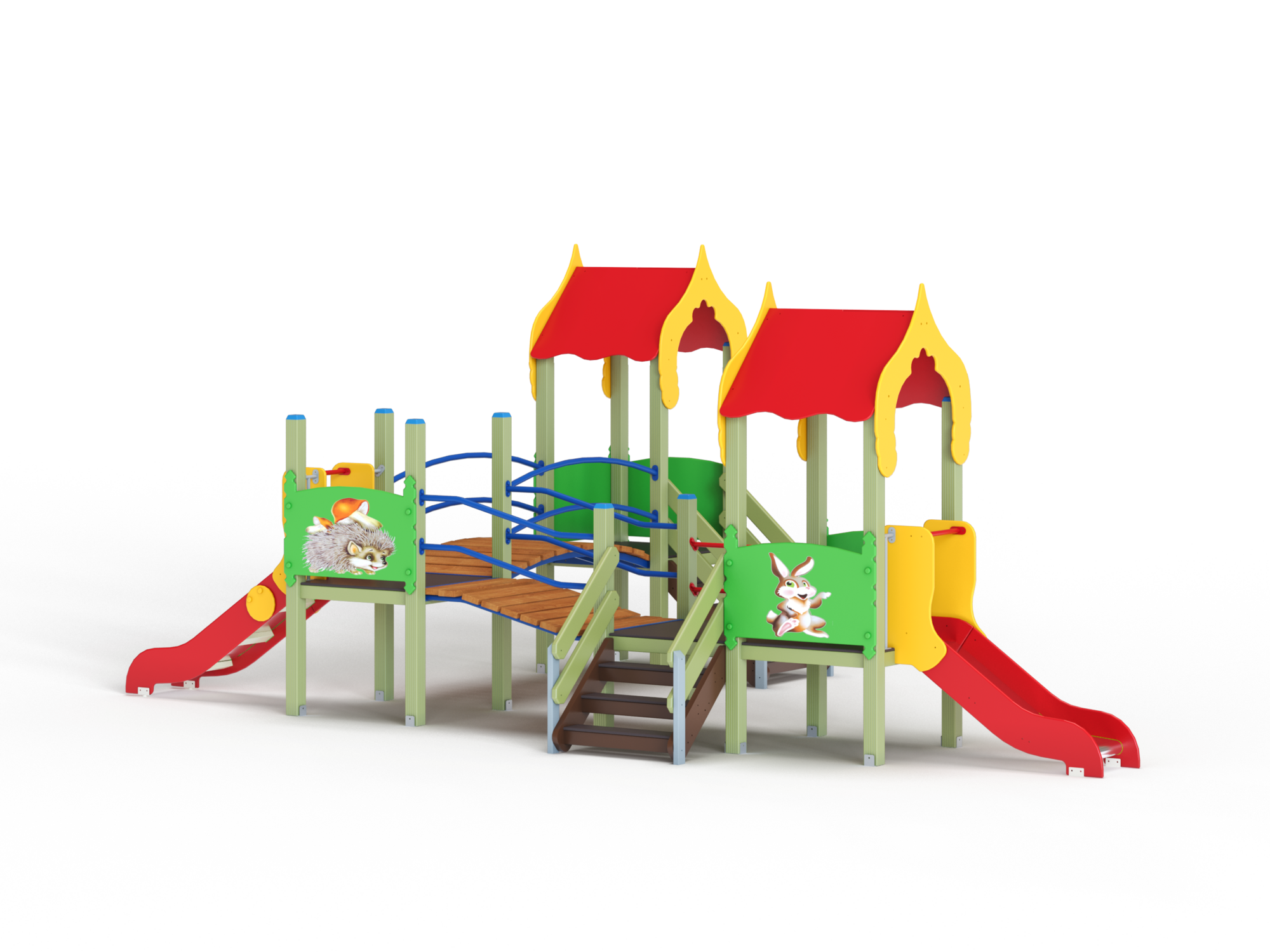 ДИК 3.174-ДЕРЕВО Детский игровой комплекс Н=900 мм, Н=700 мм