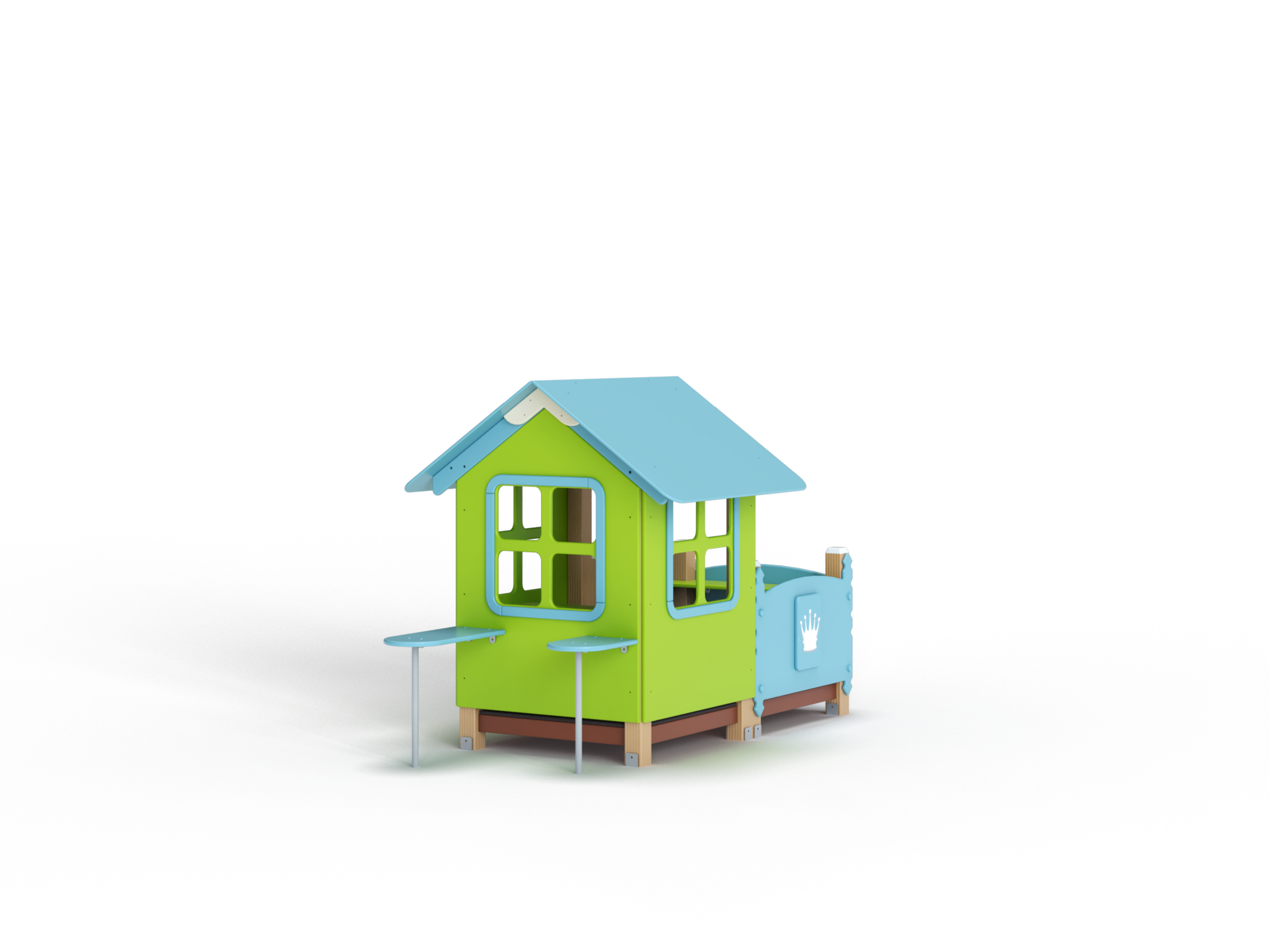 МФ 5.252-ДПК Домик с внешними столиком и скамейкой