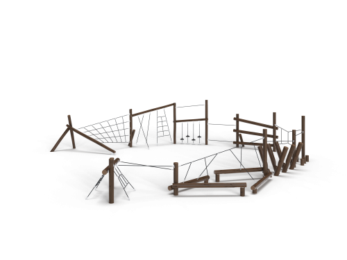 ДП 3.15-К Комплекс полоса препятствий на бревнах