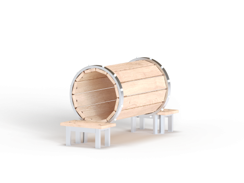 ДП 2.220 Тунель из бревен