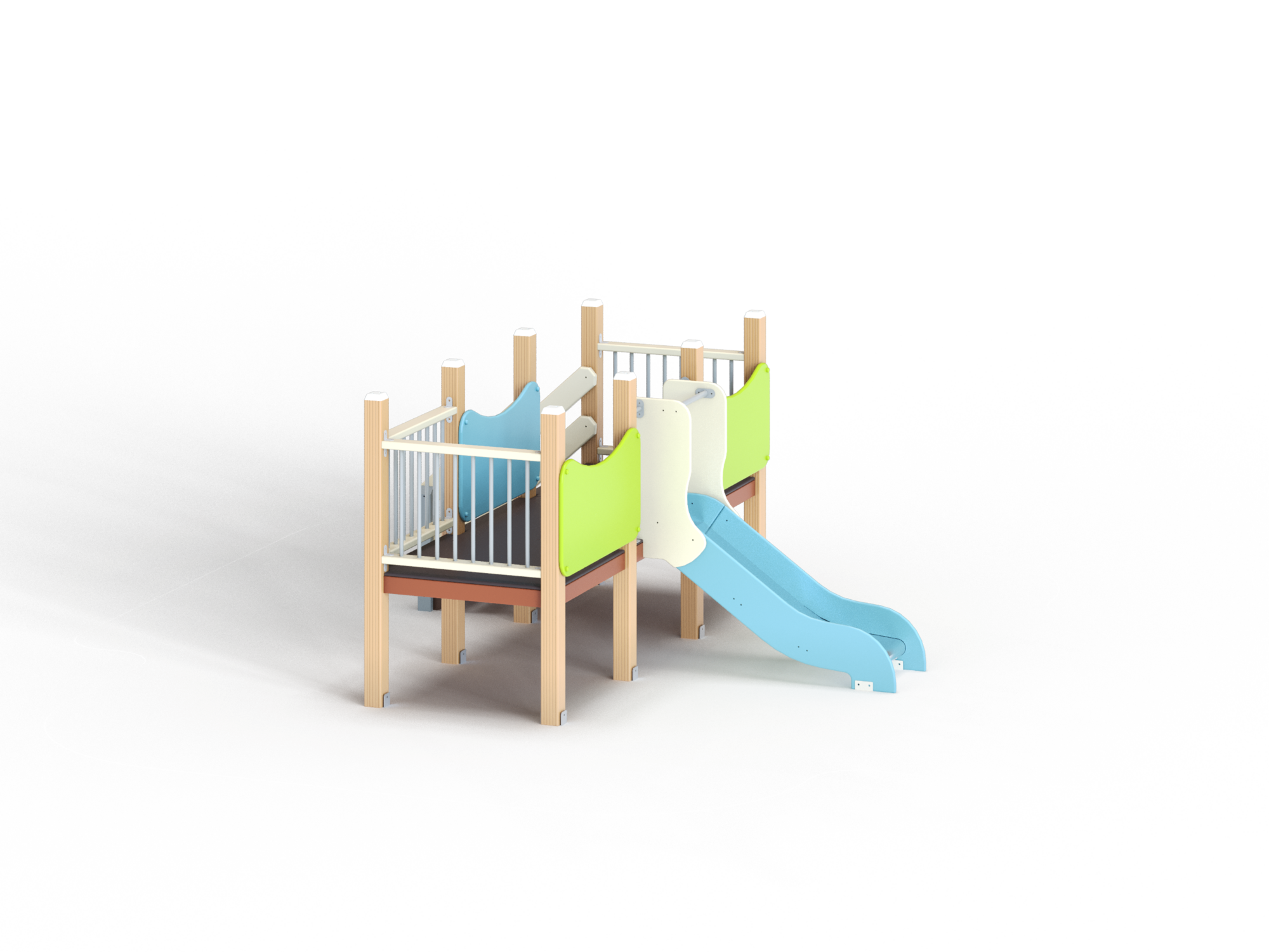 ДИО 5.023-ДПК Закрытый манеж с горкой Н=700