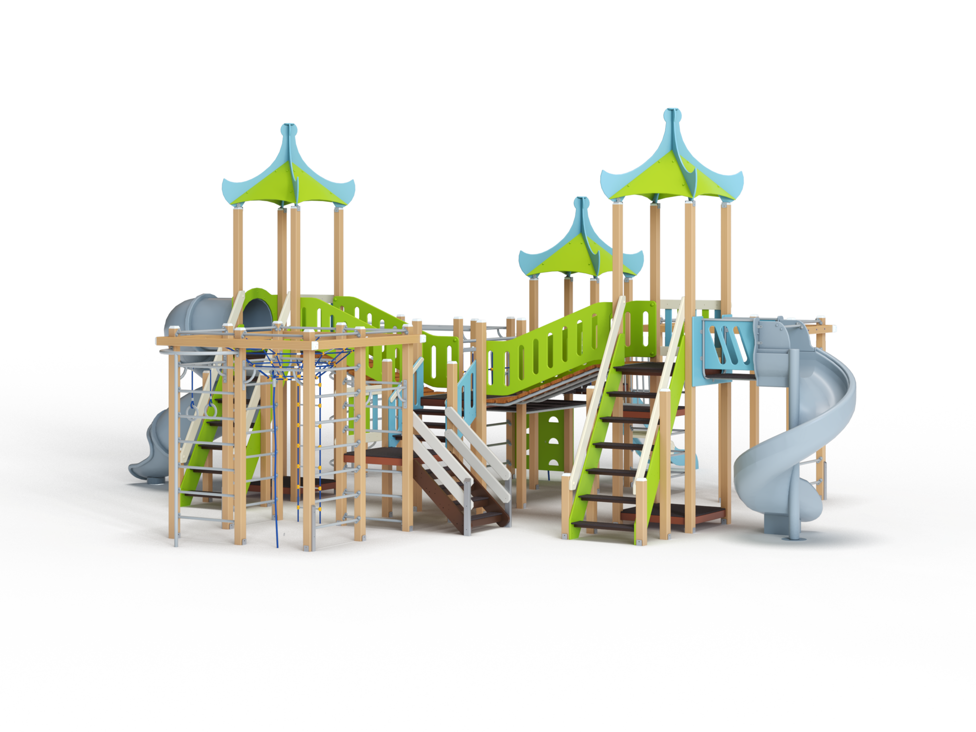 ДИК 5.053-ДПК Детский игровой комплекс Н=1500 мм, 1800 мм, 2000 мм