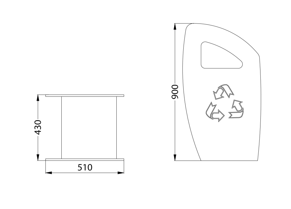 МФ 6.25.11 Урна цинк