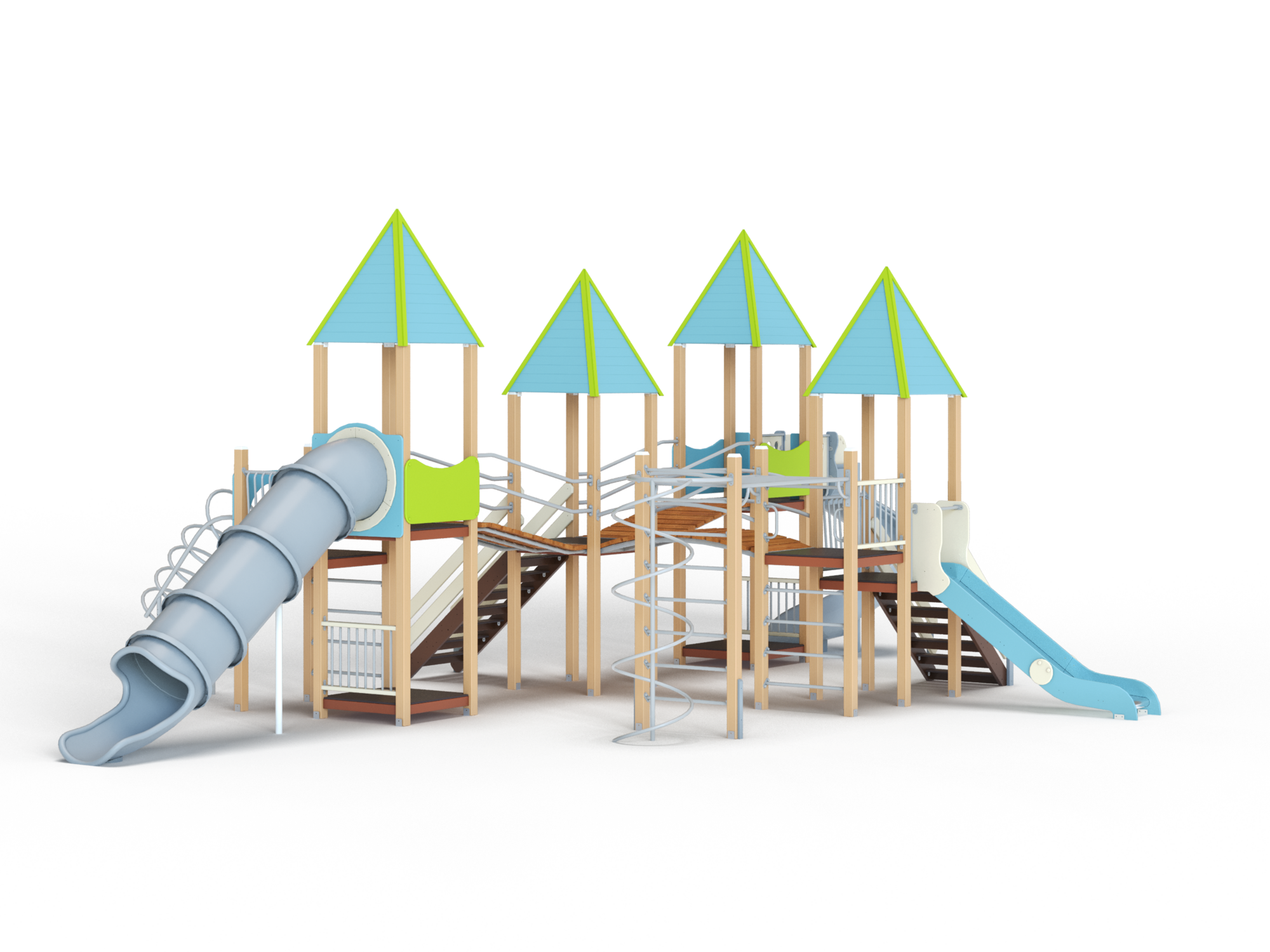 ДИК 4.173-ДПК Детский игровой комплекс Н=1200 мм, 1500 мм, 1800 мм