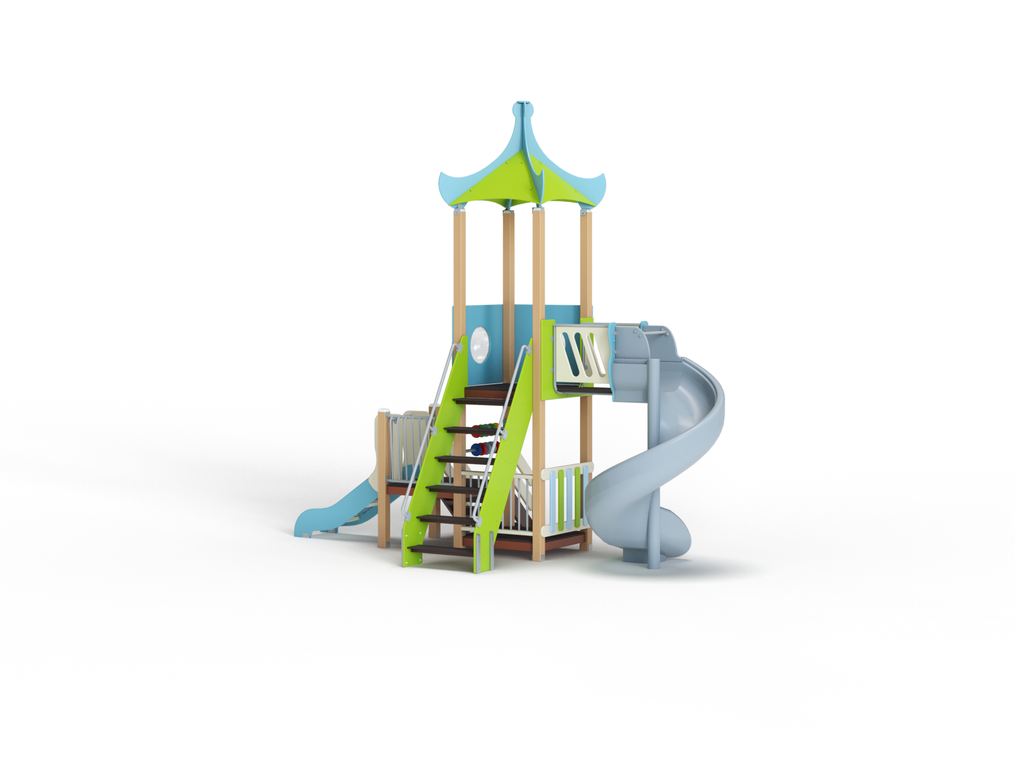 ДИК 9.02-ДПК Детский игровой комплекс Н=700 мм, 1800 мм