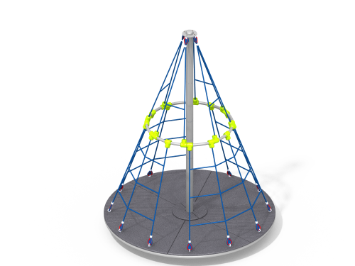 ДИО 2.401.11 Карусель веревочная с платформой цинк