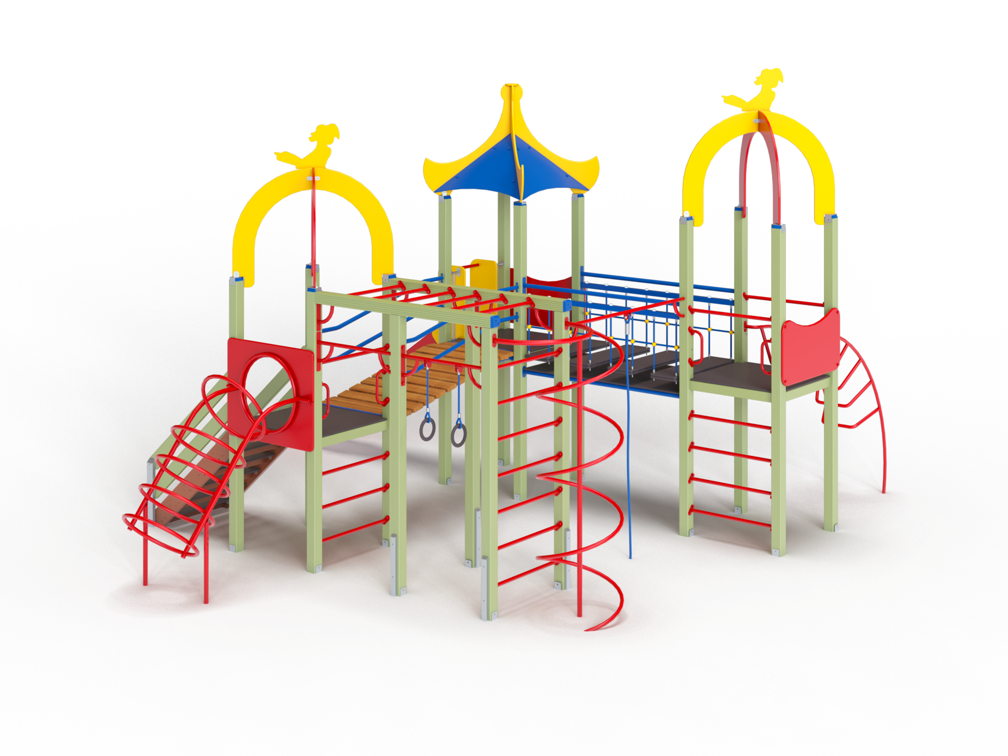 ДИК 3.213-ДЕРЕВО Детский игровой комплекс Н=1500 мм