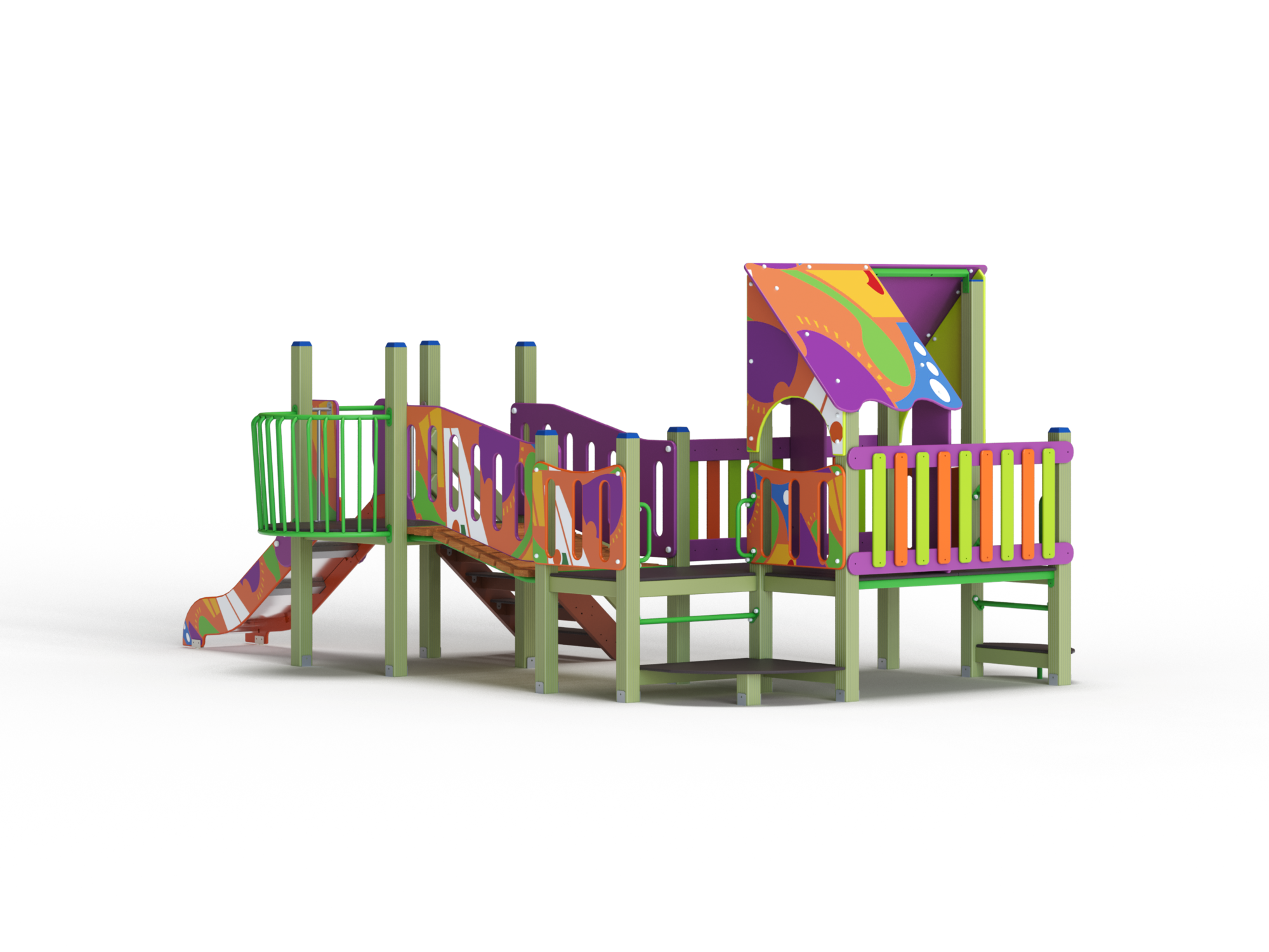 ДИК 9.101 Детский игровой комплекс граффити Н=700 мм,900 мм