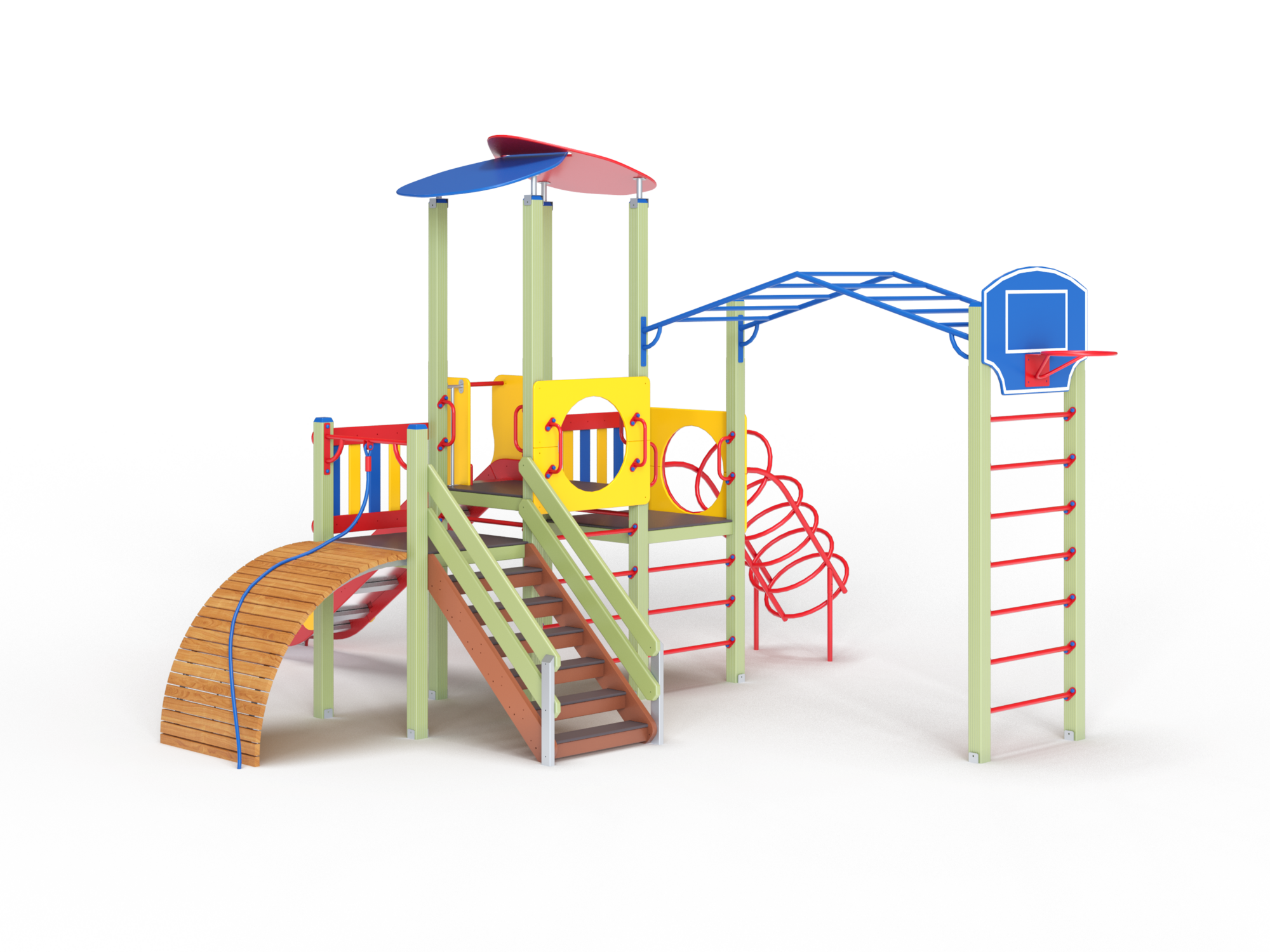 ДИК 3.051-ДЕРЕВО Детский игровой комплекс Н=1500 мм