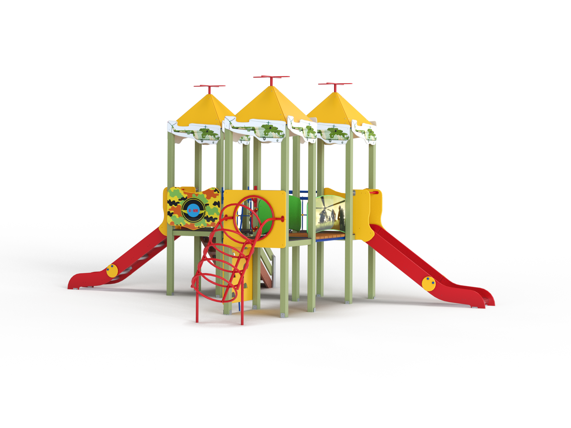 ДИК 3.117 Детский игровой комплекс Н=1200 мм