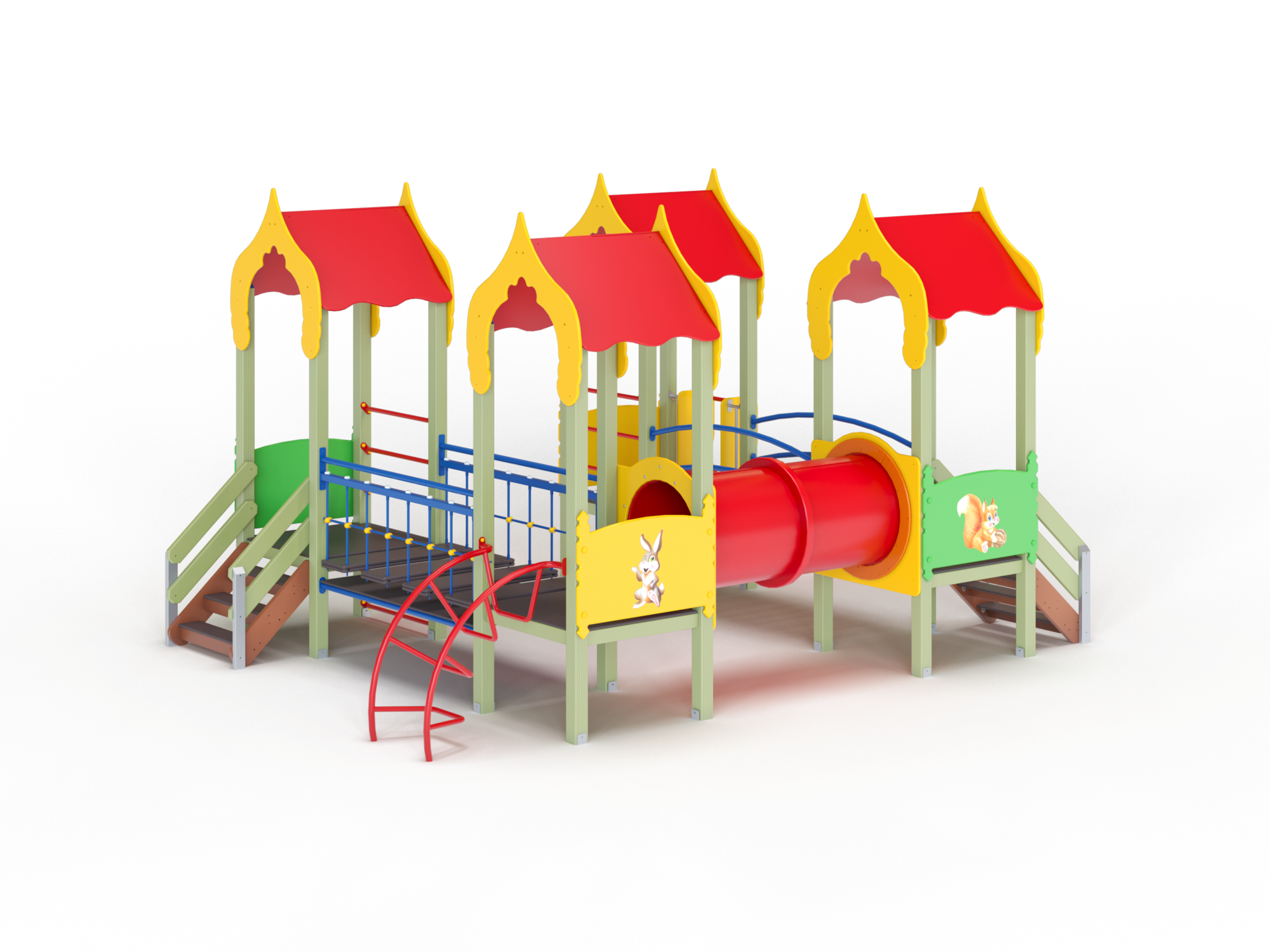 ДИК 4.09-ДЕРЕВО Детский игровой комплекс Н=700 мм