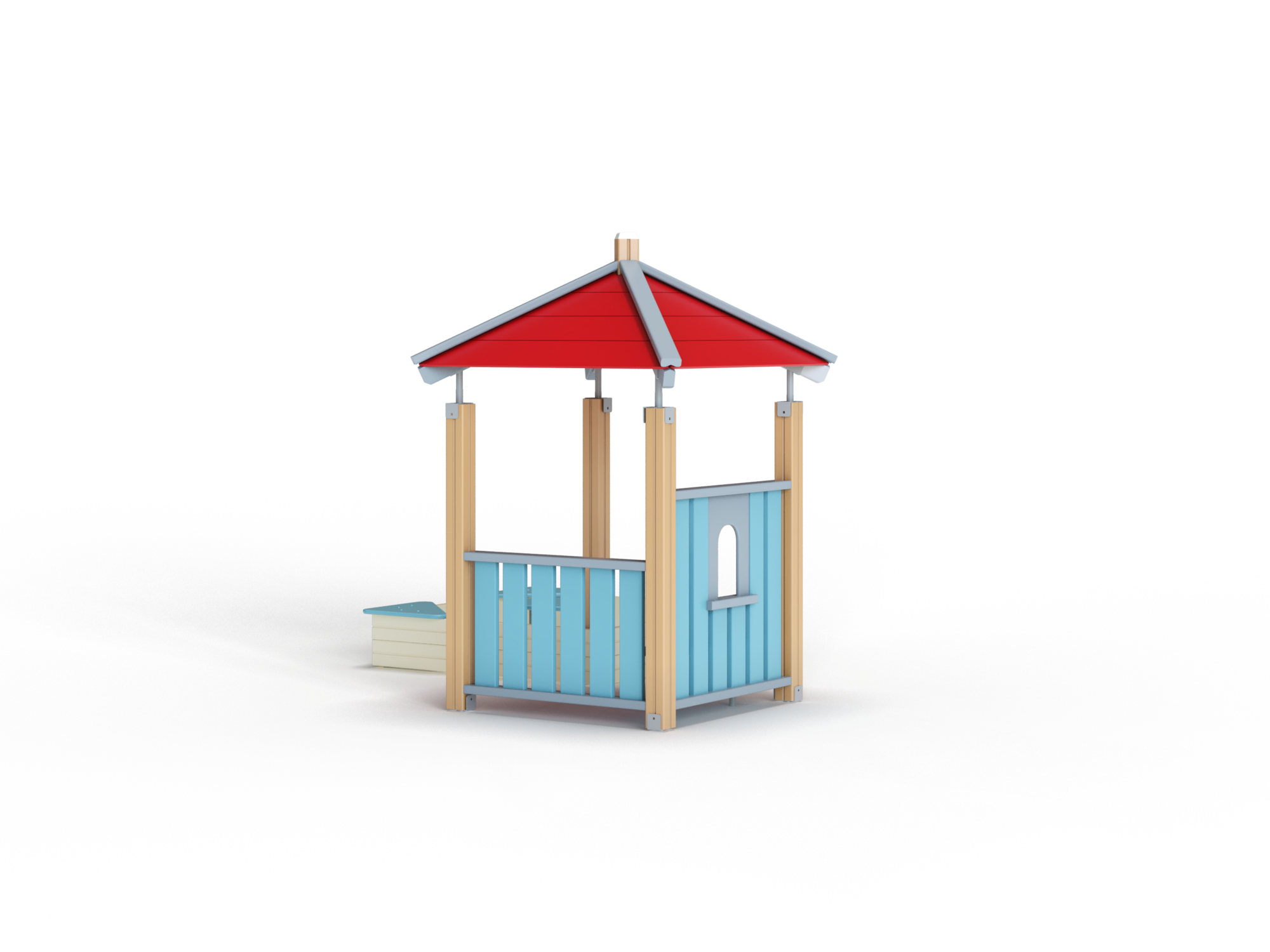 МФ 5.11-В2 Домик беседка с песочницей