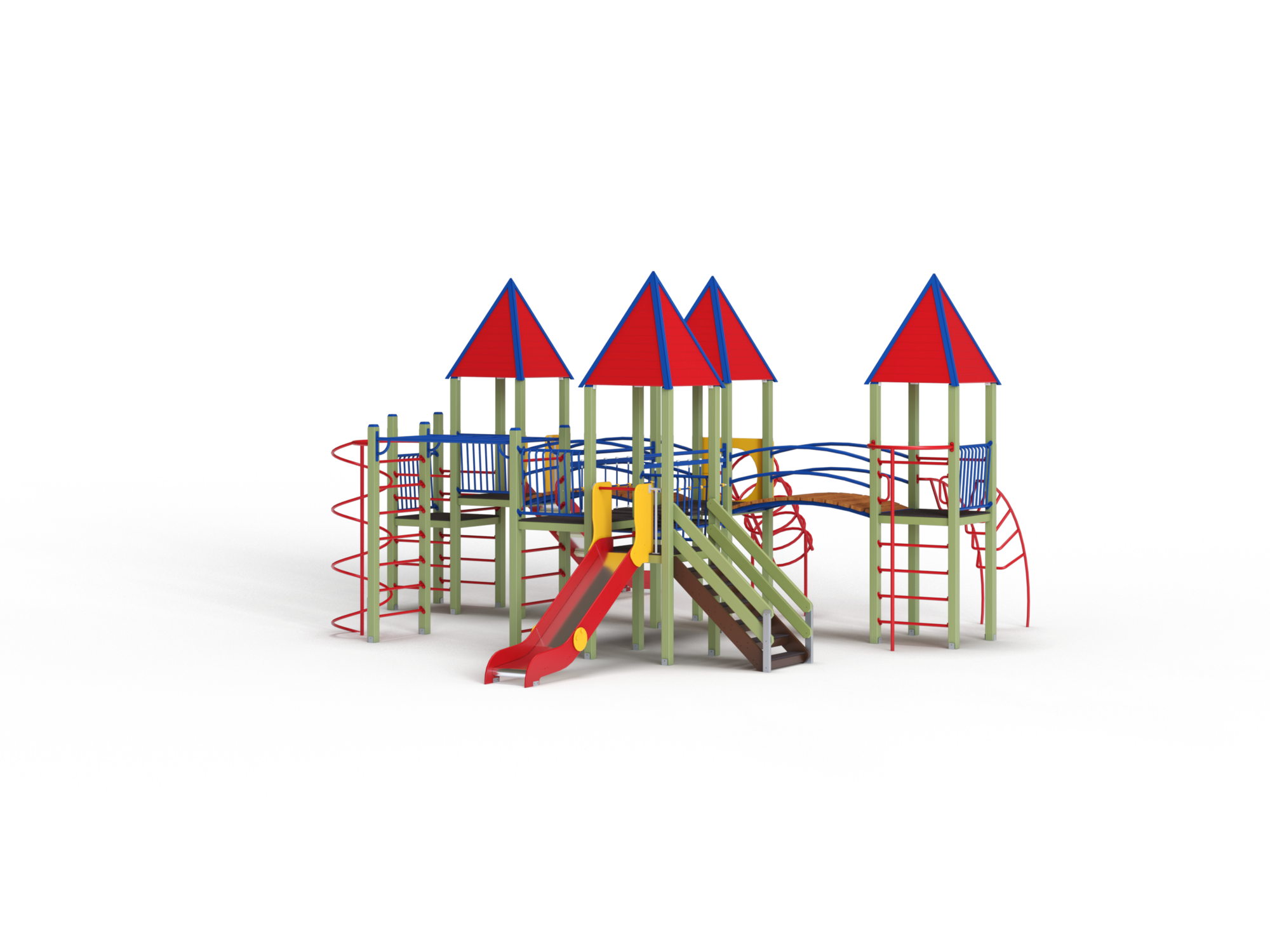 ДИК 4.171-ДЕРЕВО Детский игровой комплекс Н=1200 мм, 1500 мм