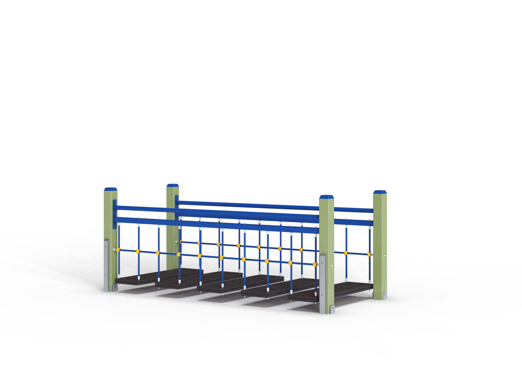 СО 3.10 Подвесной мостик на столбах
