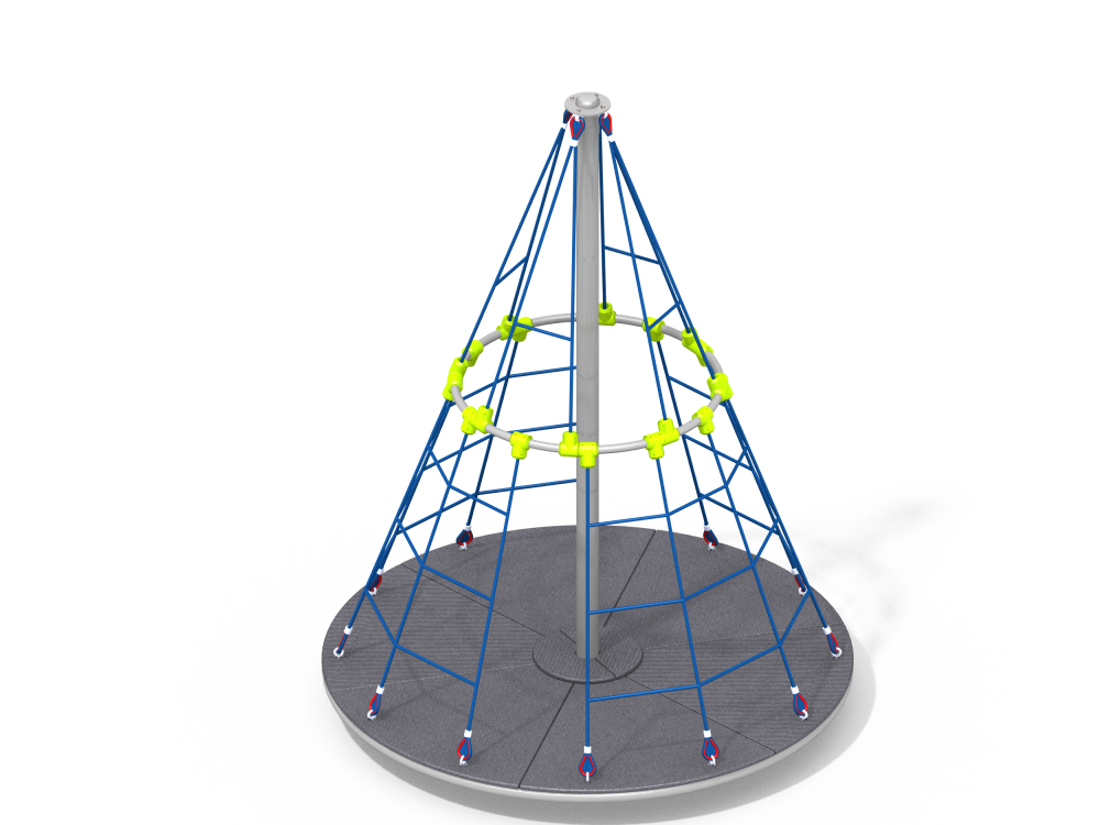 ДИО 2.401.11 Карусель веревочная с платформой цинк