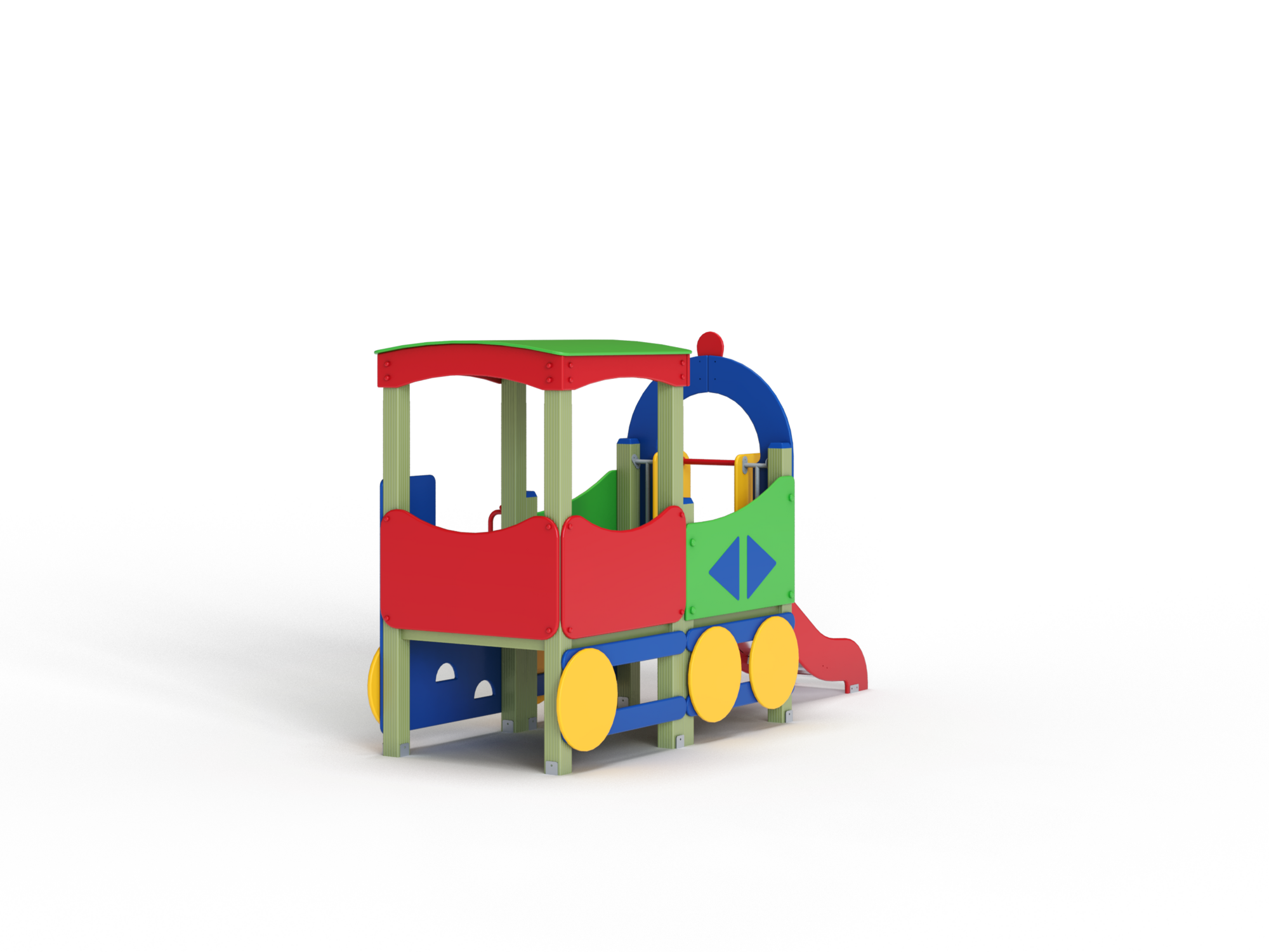 МФ 4.05-ДЕРЕВО Паровоз с горкой Н=700 мм