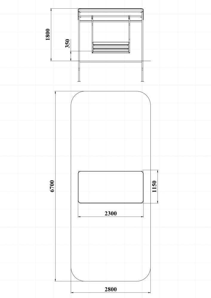 ДИО 1.05 Диван с навесом