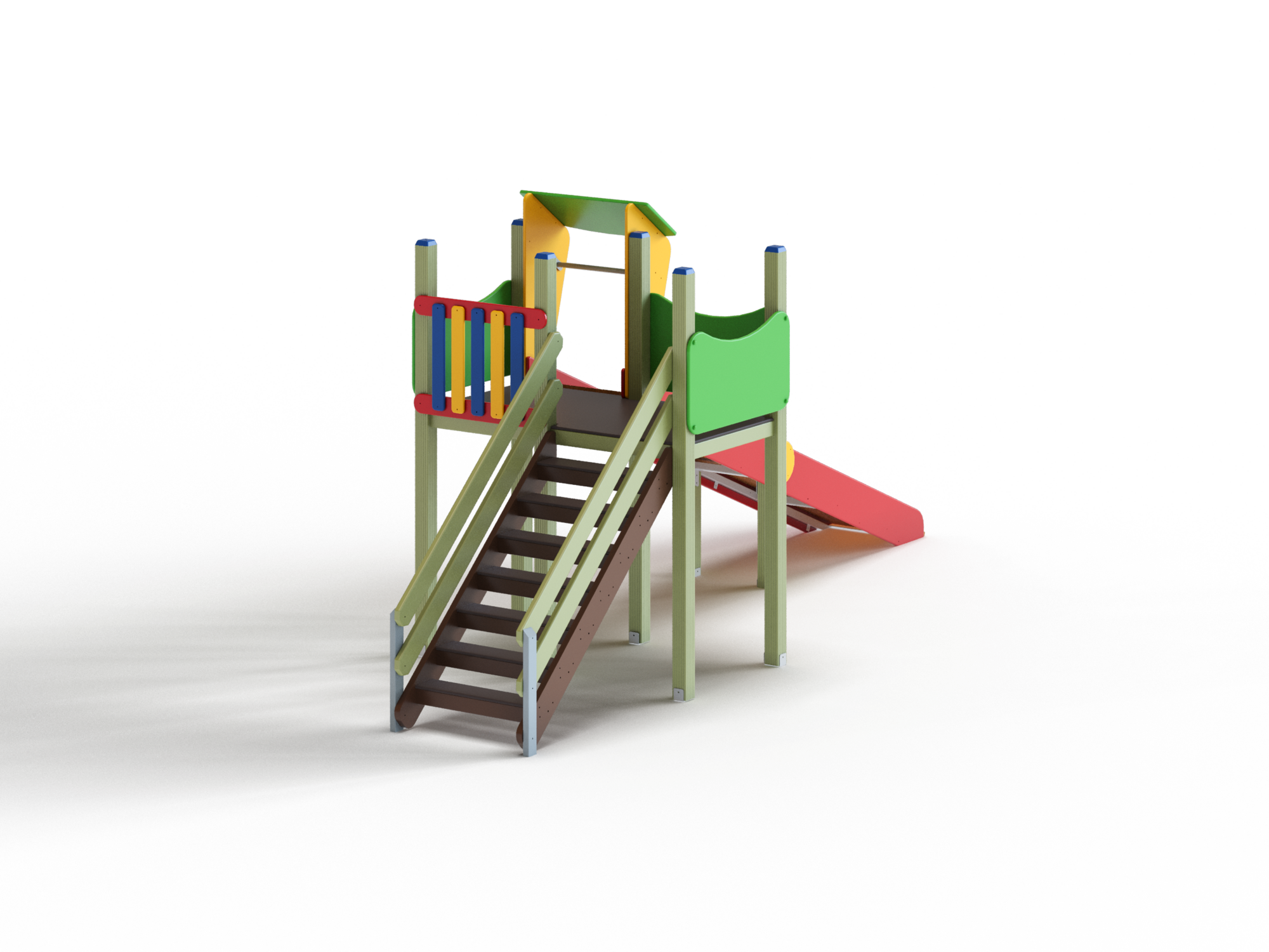 ДИО 5.15-ДЕРЕВО Зимняя горка Н=1500 