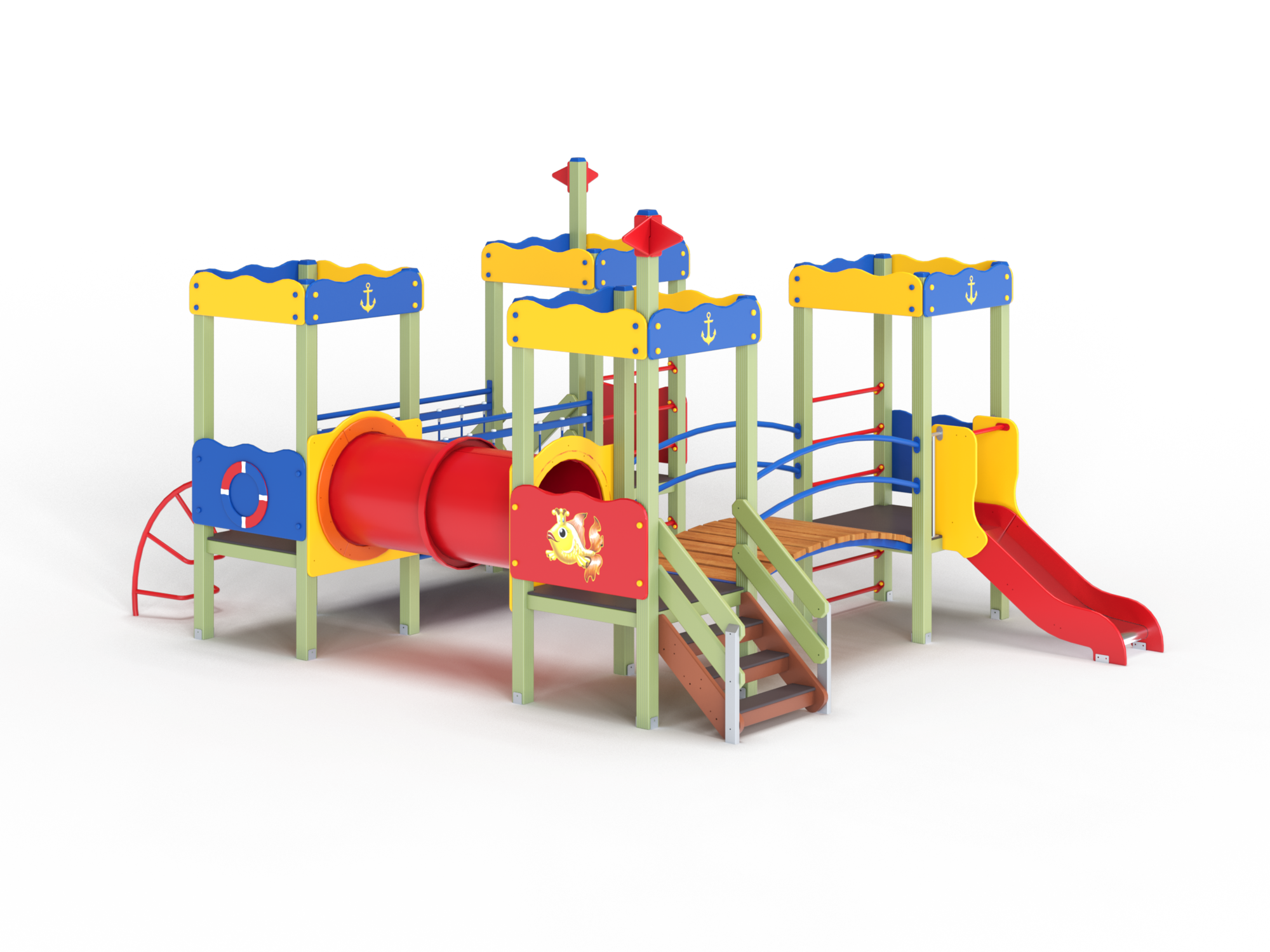 ДИК 4.06-ДЕРЕВО Детский игровой комплекс Н=700 мм