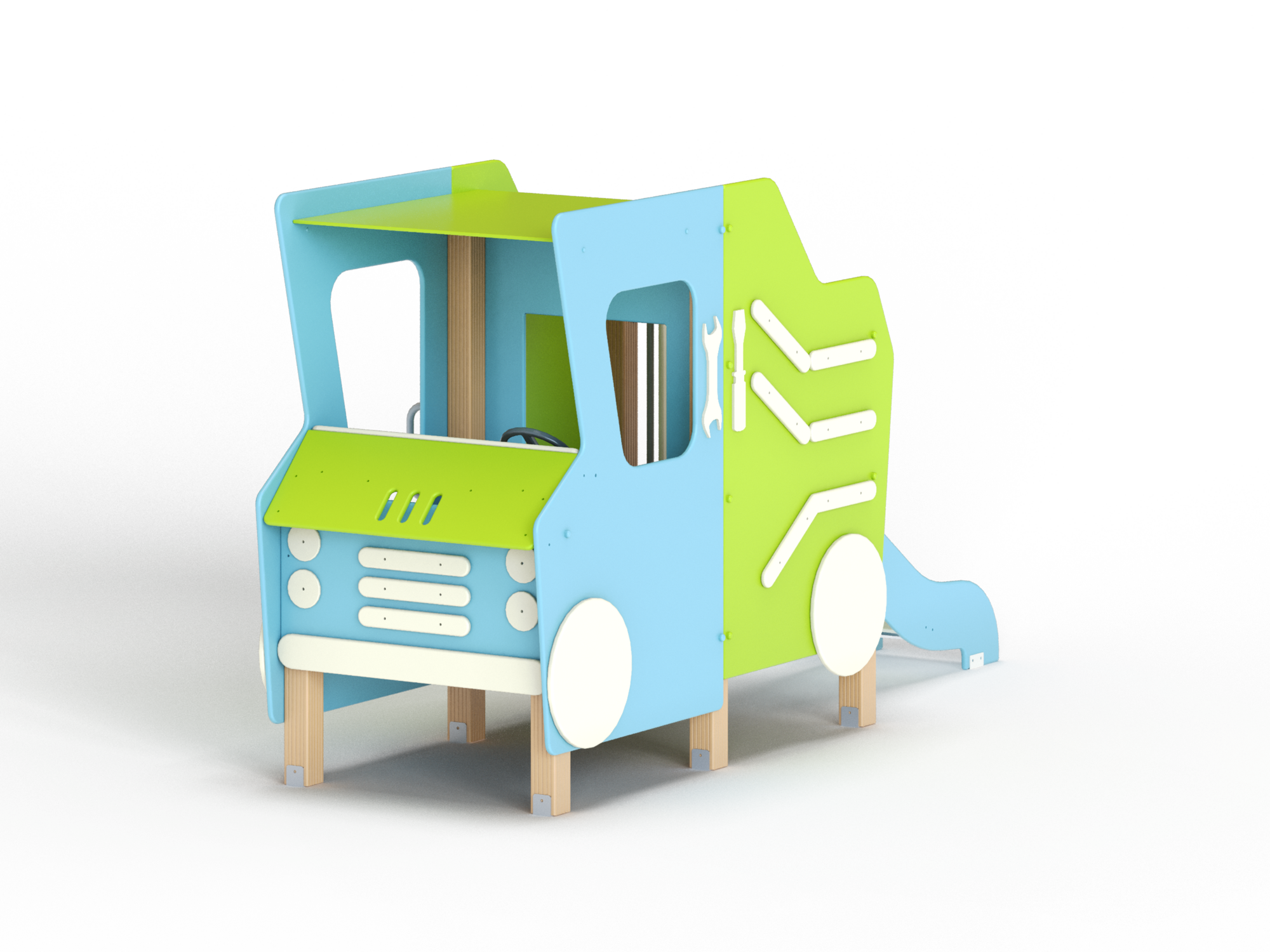 МФ 4.11-ДПК Самосвал с горкой Н=700 мм