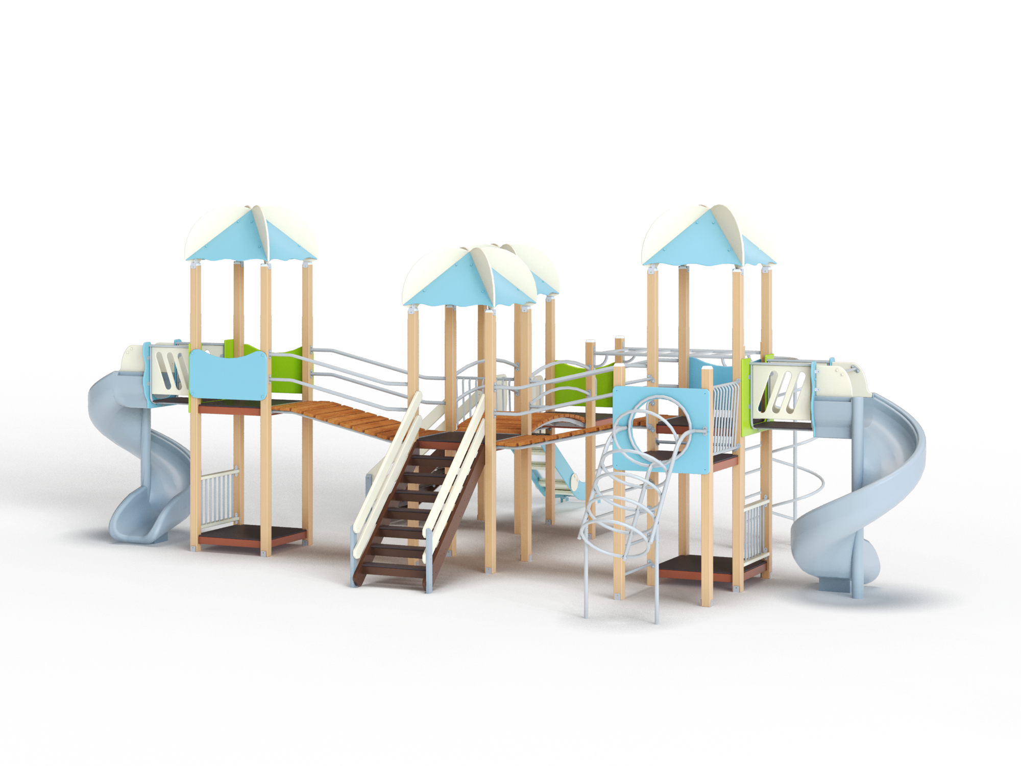 ДИК 4.177-ДПК Детский игровой комплекс Н=1200 мм, 1500 мм, 1800 мм