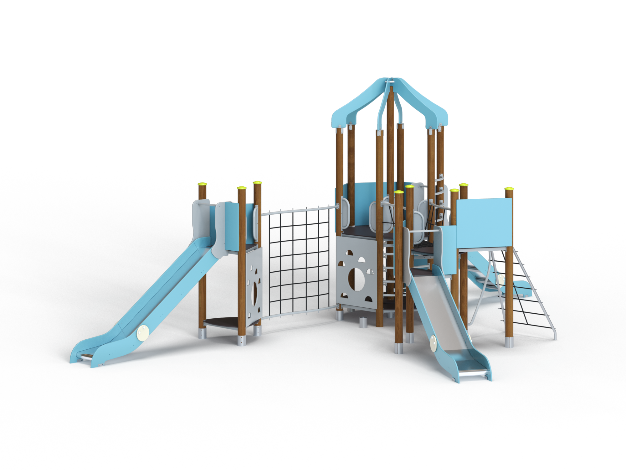ДИК 4.19-К Детский игровой комплекс на круглых столбах Н=1500 мм
