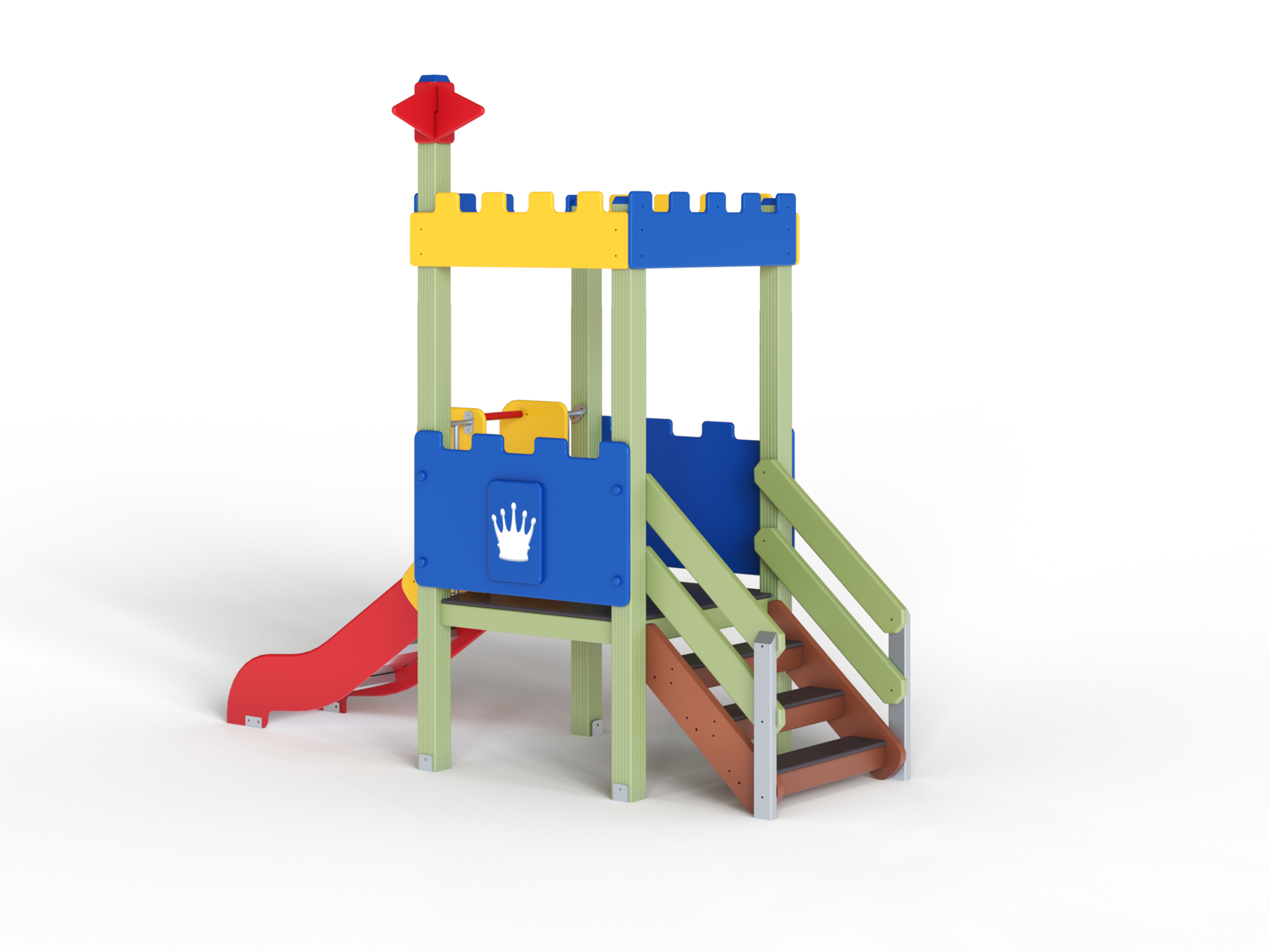 ДИК 1.095-ДЕРЕВО Детский игровой комплекс Н=700