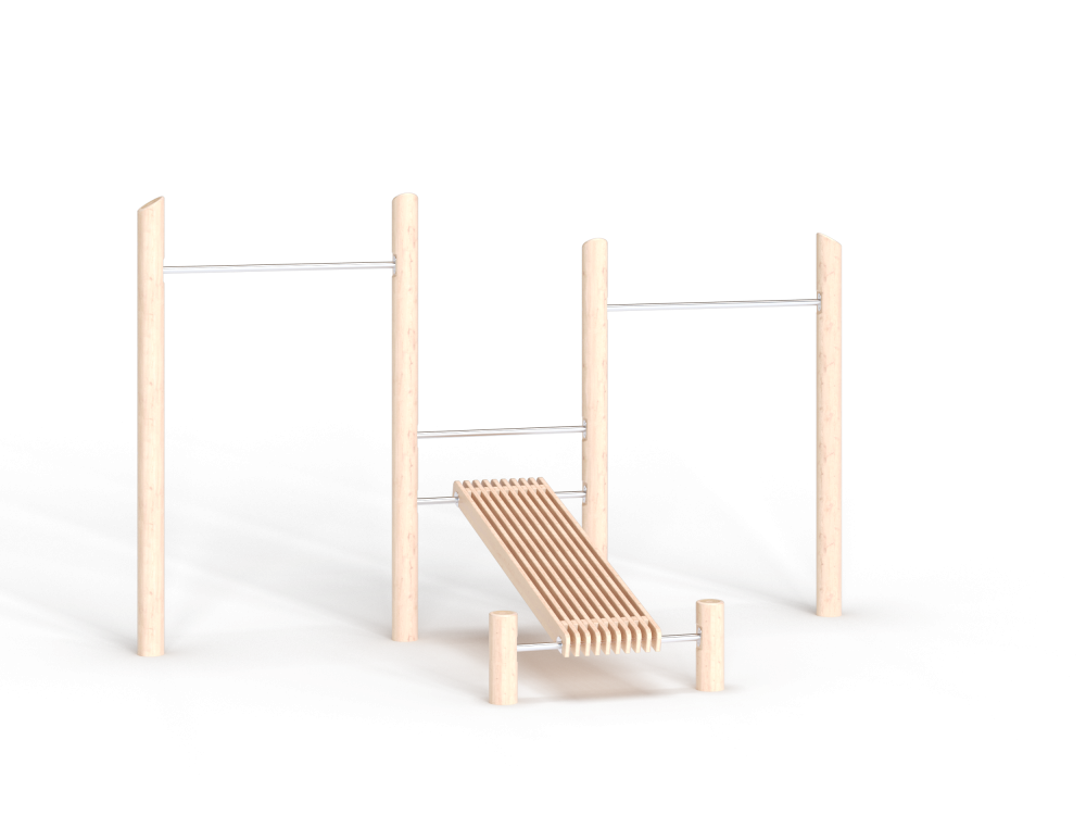 ДП 7.383-К Комплекс универсальный на бревнах