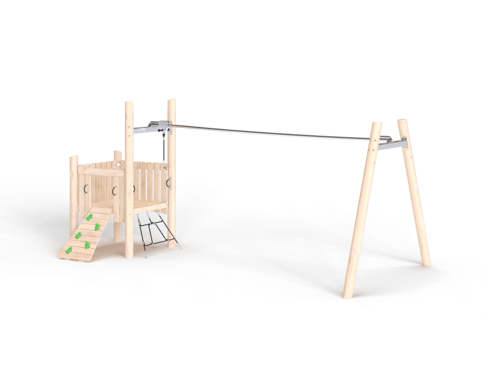 ДИО 6.103 Подвесная дорога на бревнах