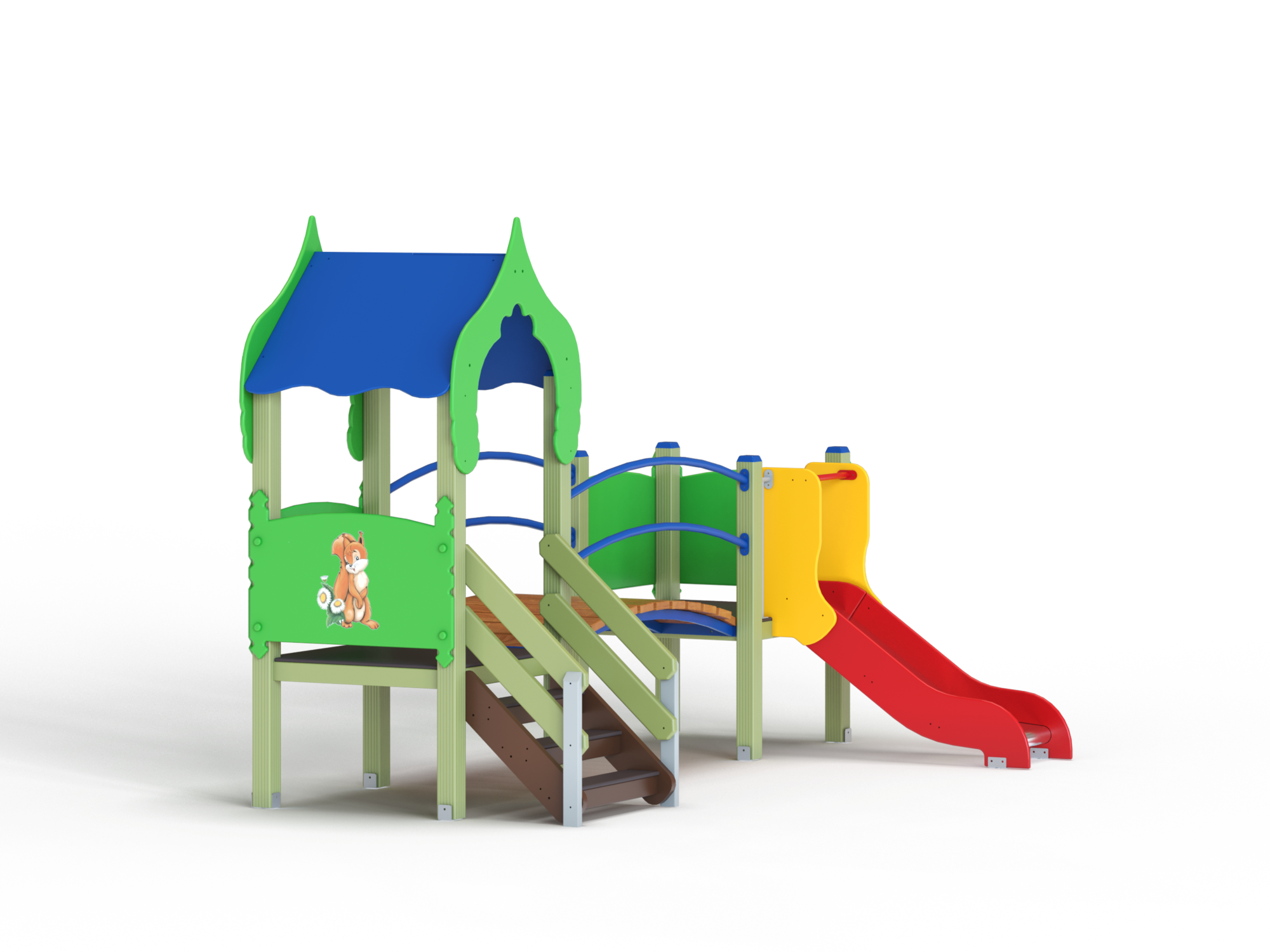 ДИК 2.094-ДЕРЕВО Детский игровой комплекс Н=700 мм