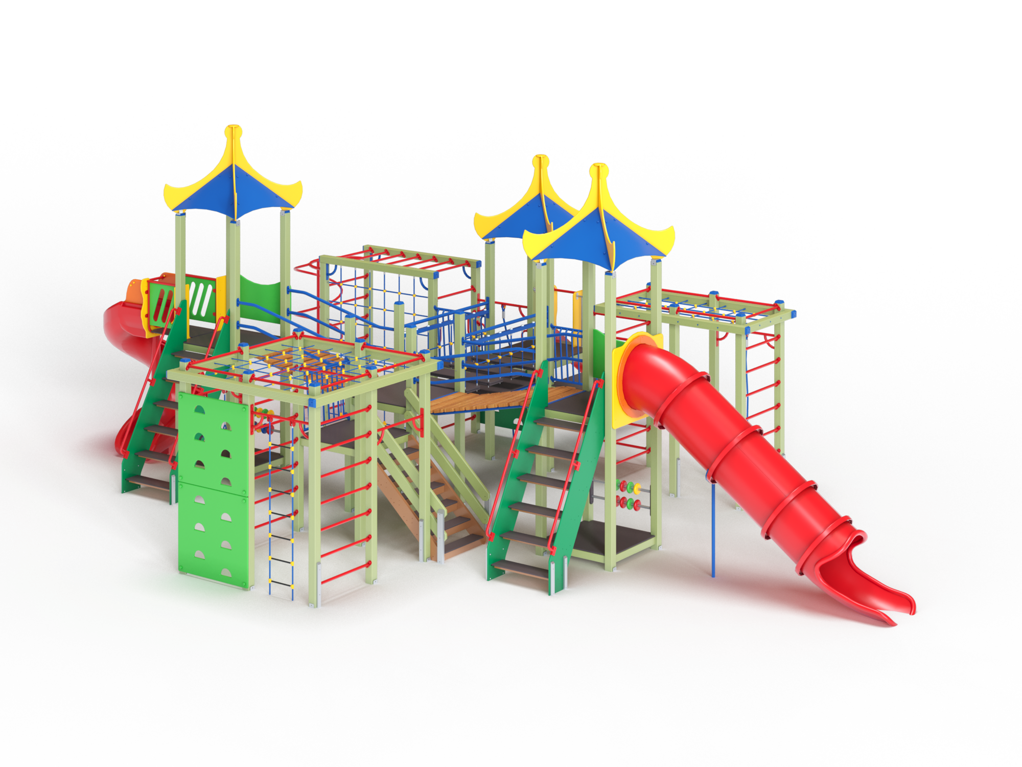 ДИК 5.052-ДЕРЕВО Детский игровой комплекс Н=1500 мм, 1800 мм