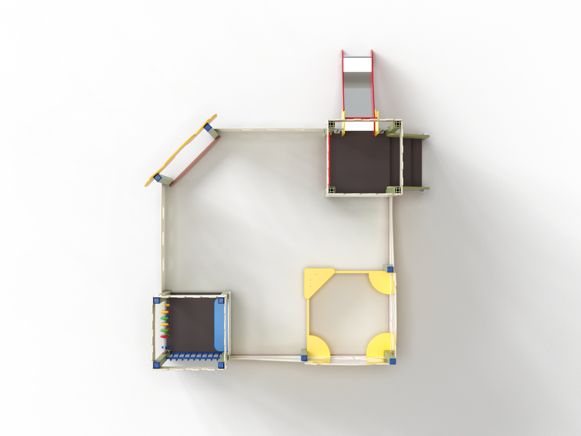 МФ 3.49 Песочный дворик с горкой Н=700 мм