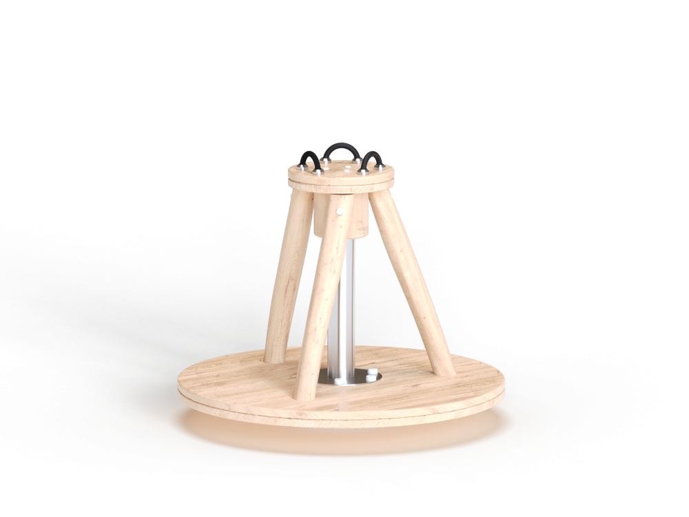 ДИО 2.45 Карусель Деревянная платформа