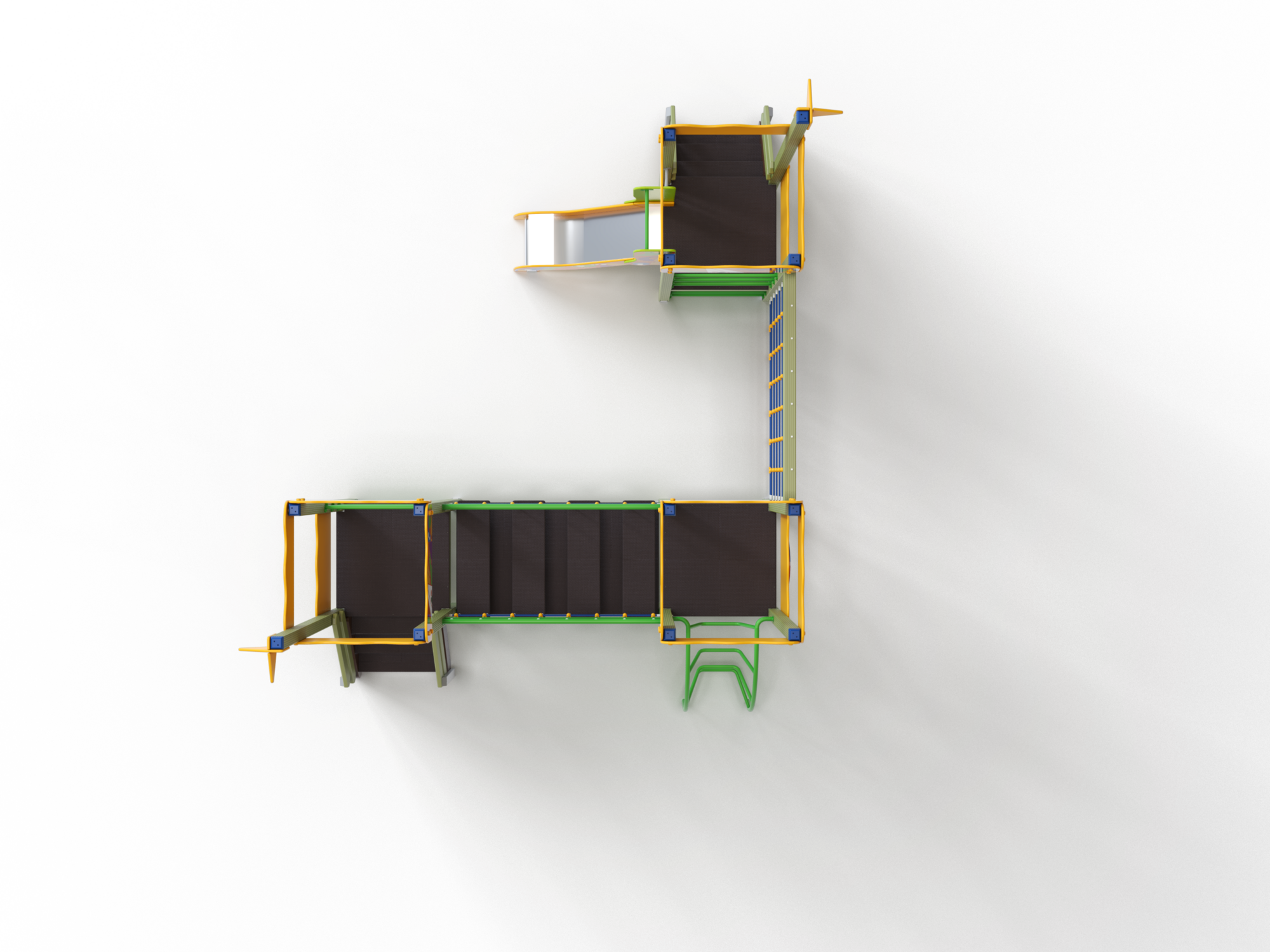 ДИК 3.121 Детский игровой комплекс Граффити Н=700 мм