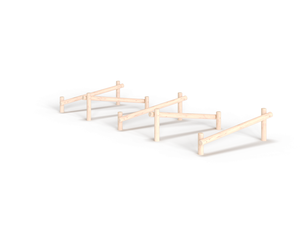 ДП 7.451 Полоса препятствий на бревнах