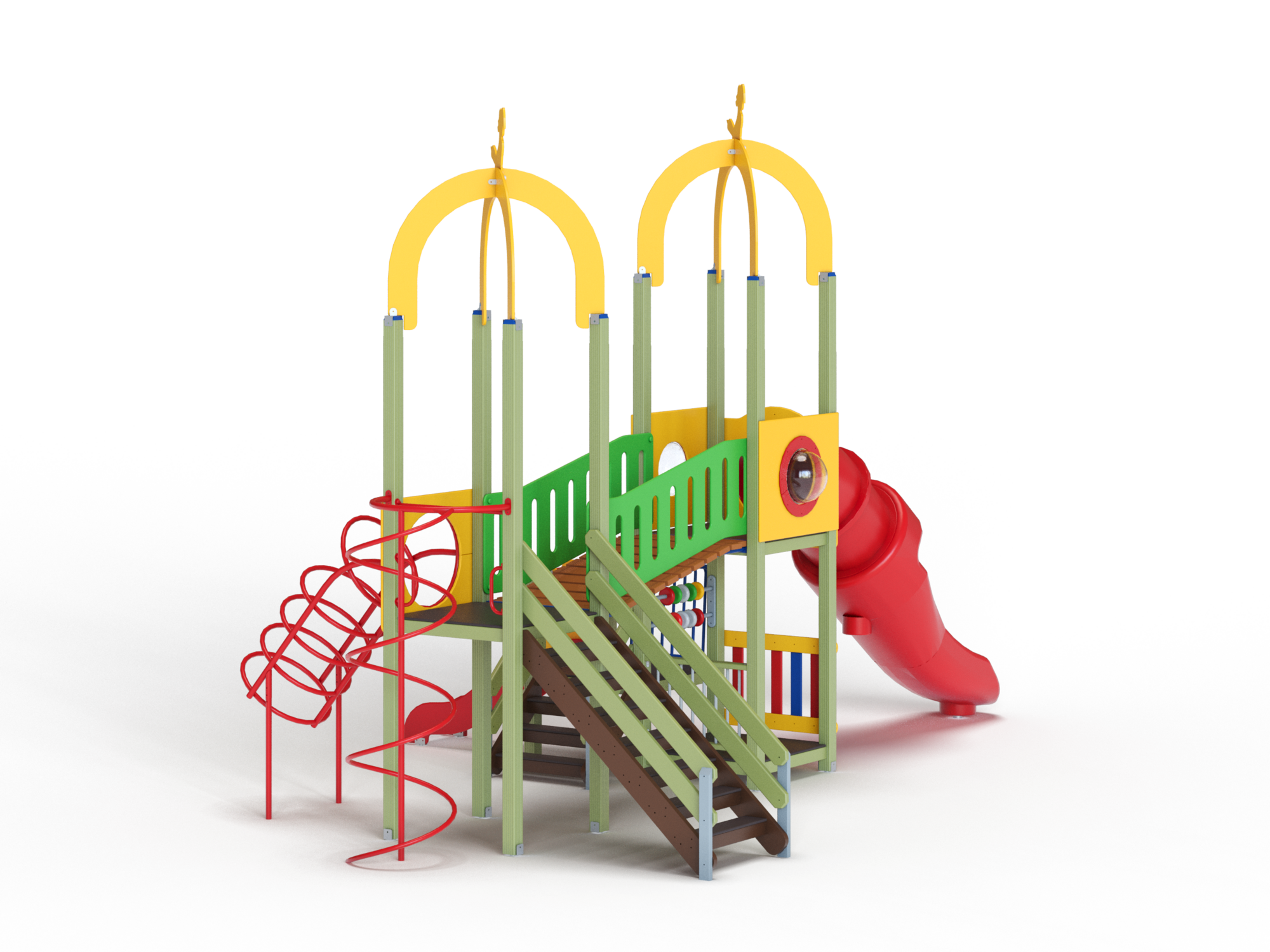 ДИК 9.023-ДЕРЕВО Детский игровой комплекс Н=700 мм, 1800 мм