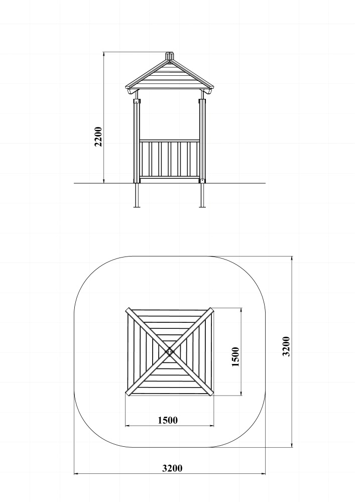 МФ 5.11-В1 Домик беседка