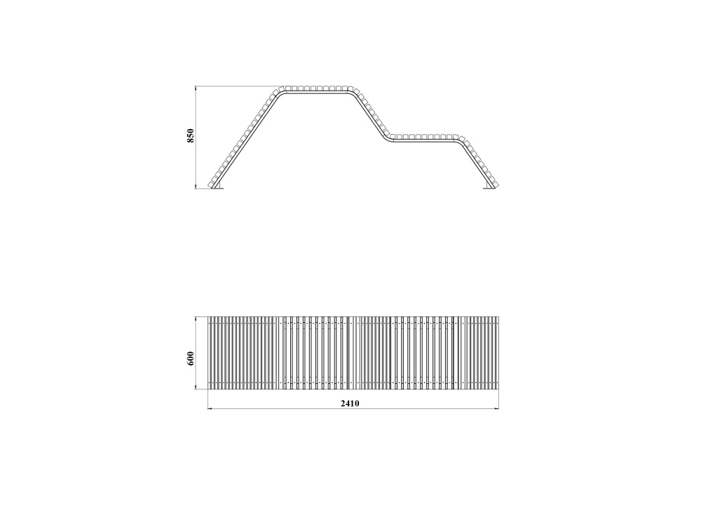 МФ 1.851 Шезлонг волна ДПК
