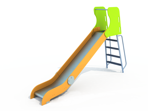 ДИО 5.033 Горка с металлическими  перилами H=1500