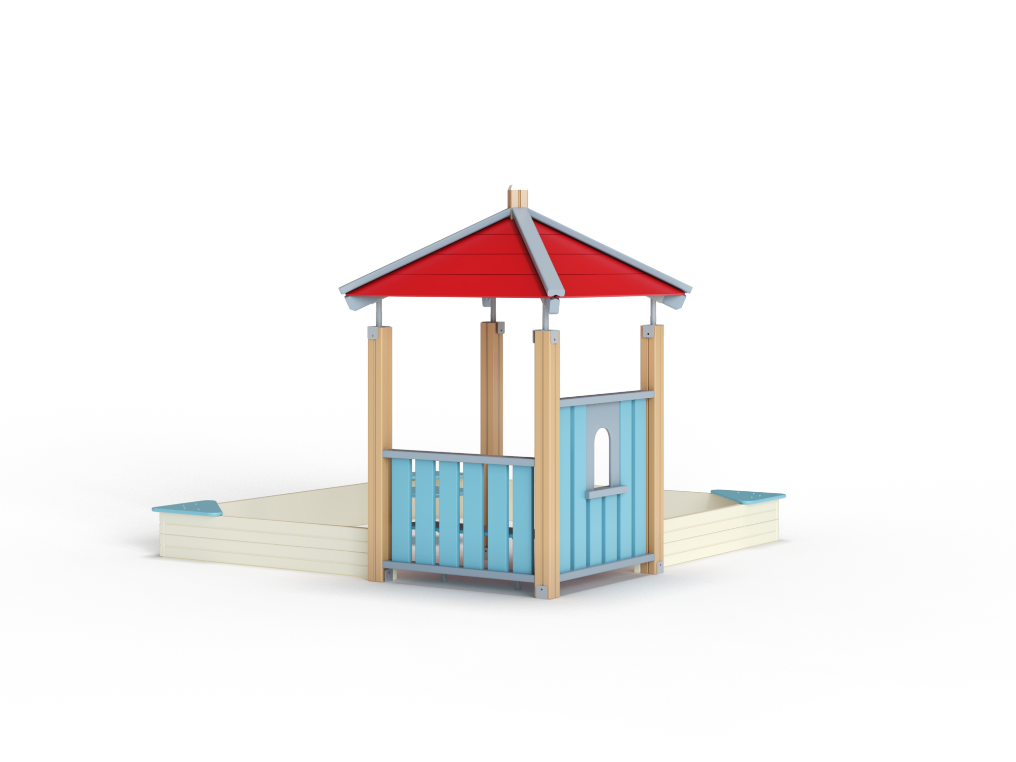 МФ 5.11-В3 Домик беседка с песочницей